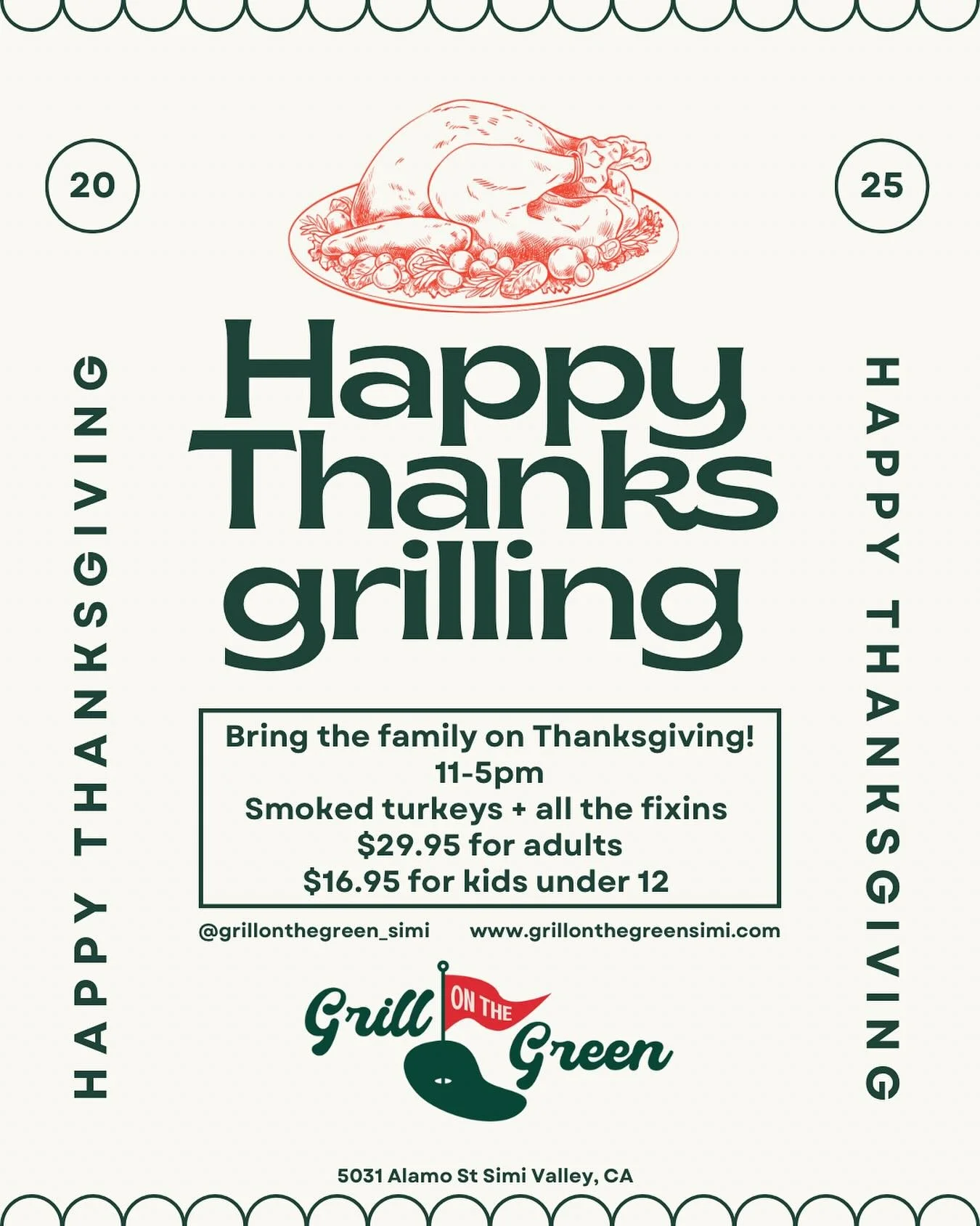 We will be open for Thanksgiving! Bring the whole family for some delicious smoked turkey plus all the fixings. 🦃🦃🦃🦃🦃