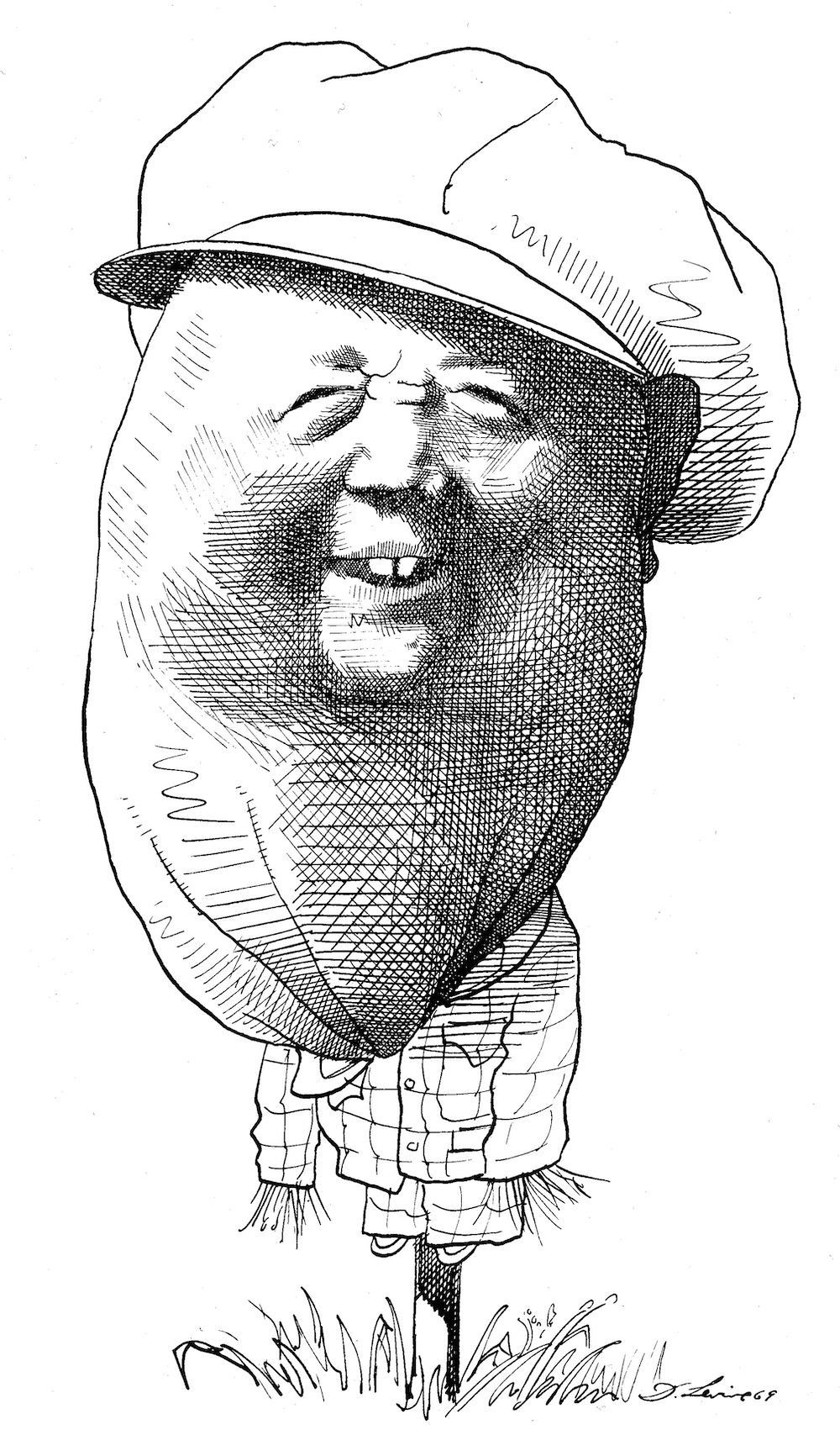 Mao Tse Dong by David Levine, 1969