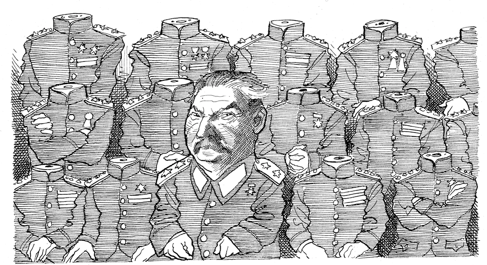 Joseph Stalin by David Levine, 1969