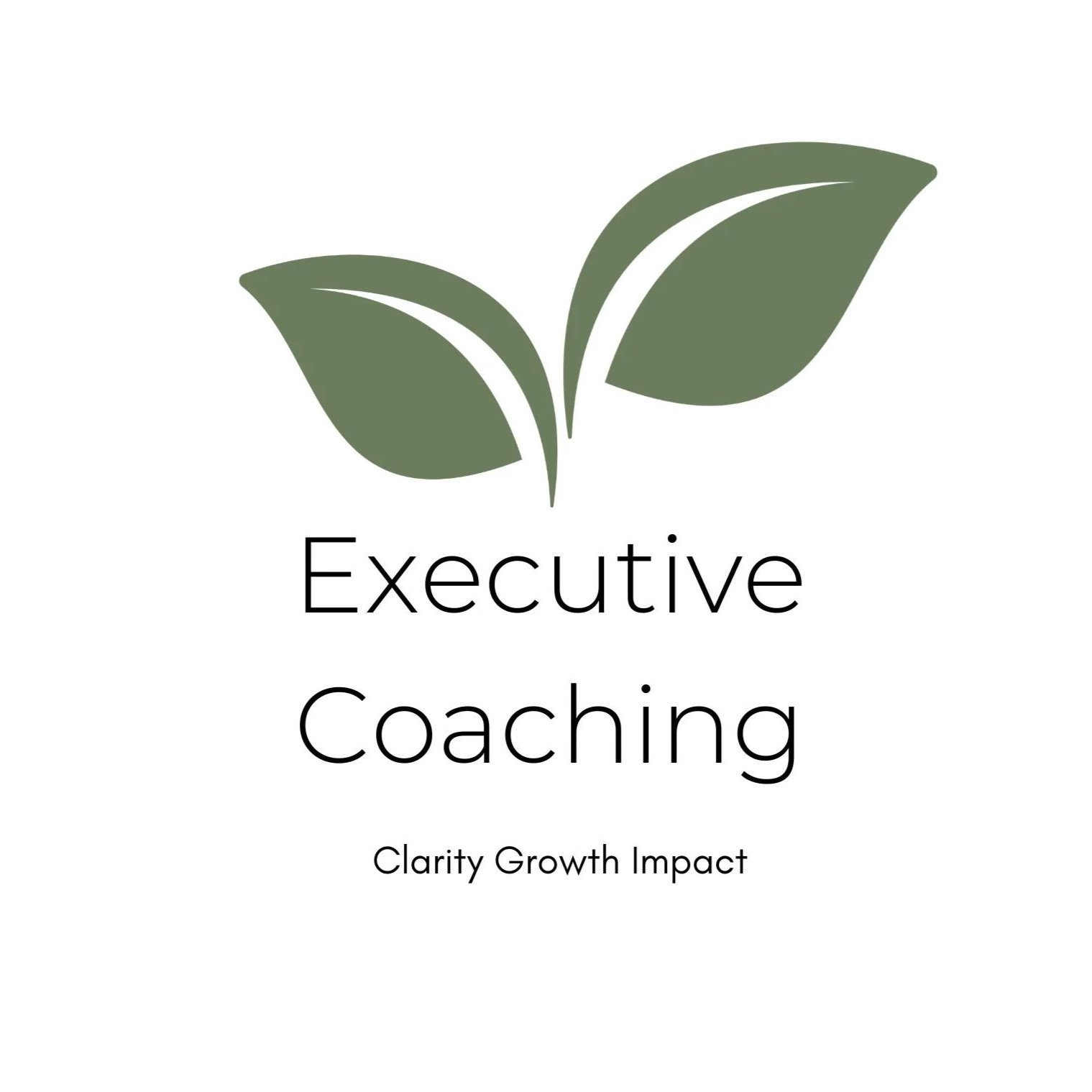 Emerging green leaves, Executive Coaching, Clarity Growth Impact