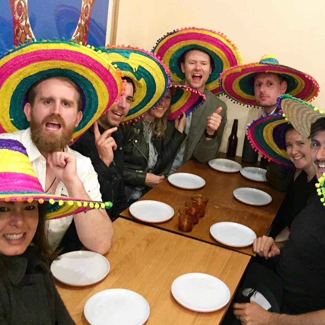 A good pachanga always starts with best friends, tequila + tacos!