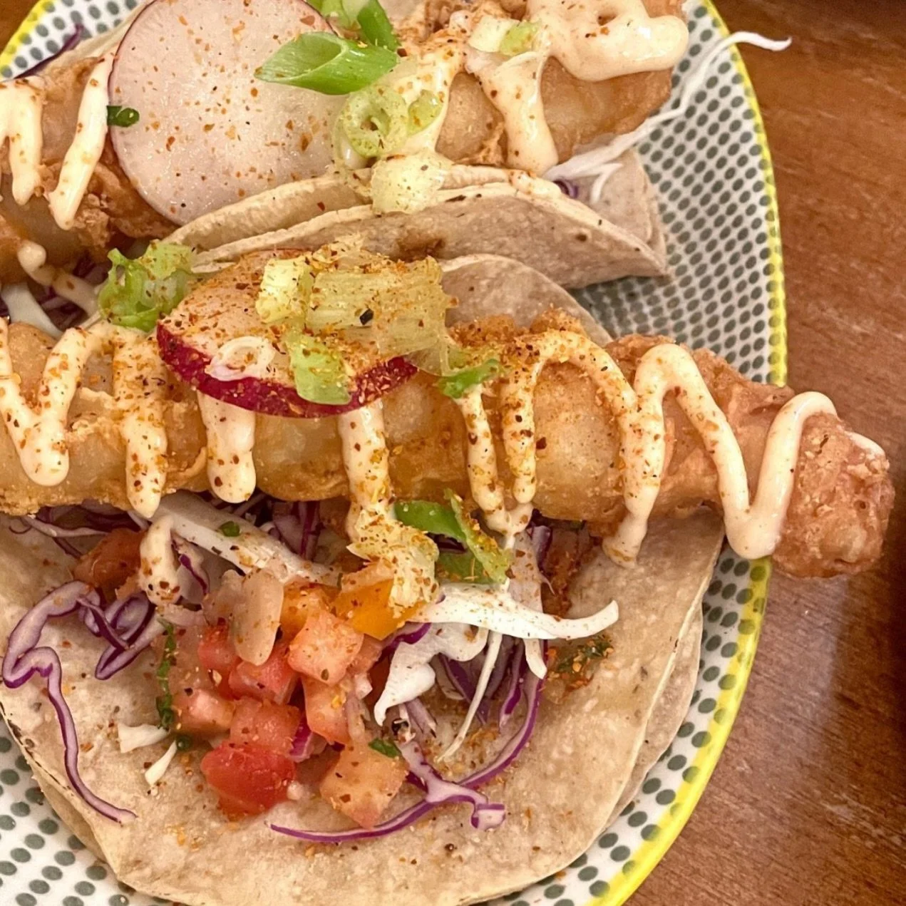 This fish taco is taco-ing!