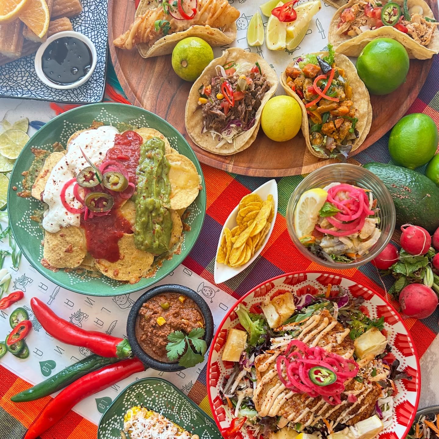 Wishing you a feast of happiness, colourful moments + spicy treats.  We raise a tequila to the 2026! Viva la Vida ✨💚🍉