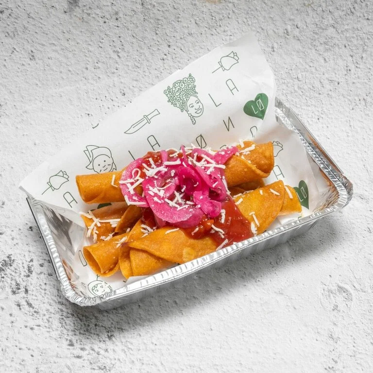 Flautas are 100% crunchy + delicious!