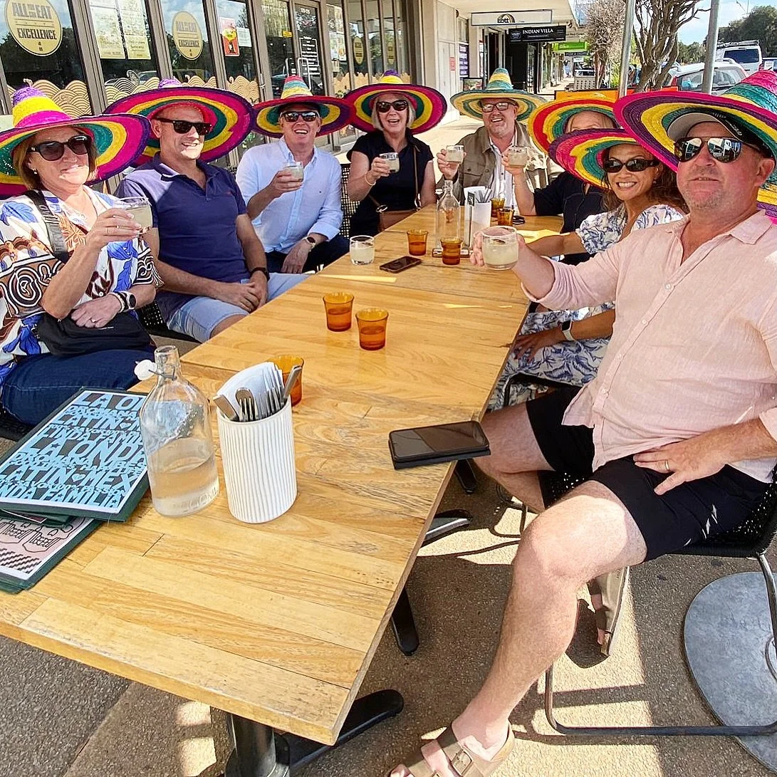 Margaritas + amigos, what more can you ask for? Maybe Taco platters, Elote Locos, Jalape&ntilde;o Poppers + more margaritas!