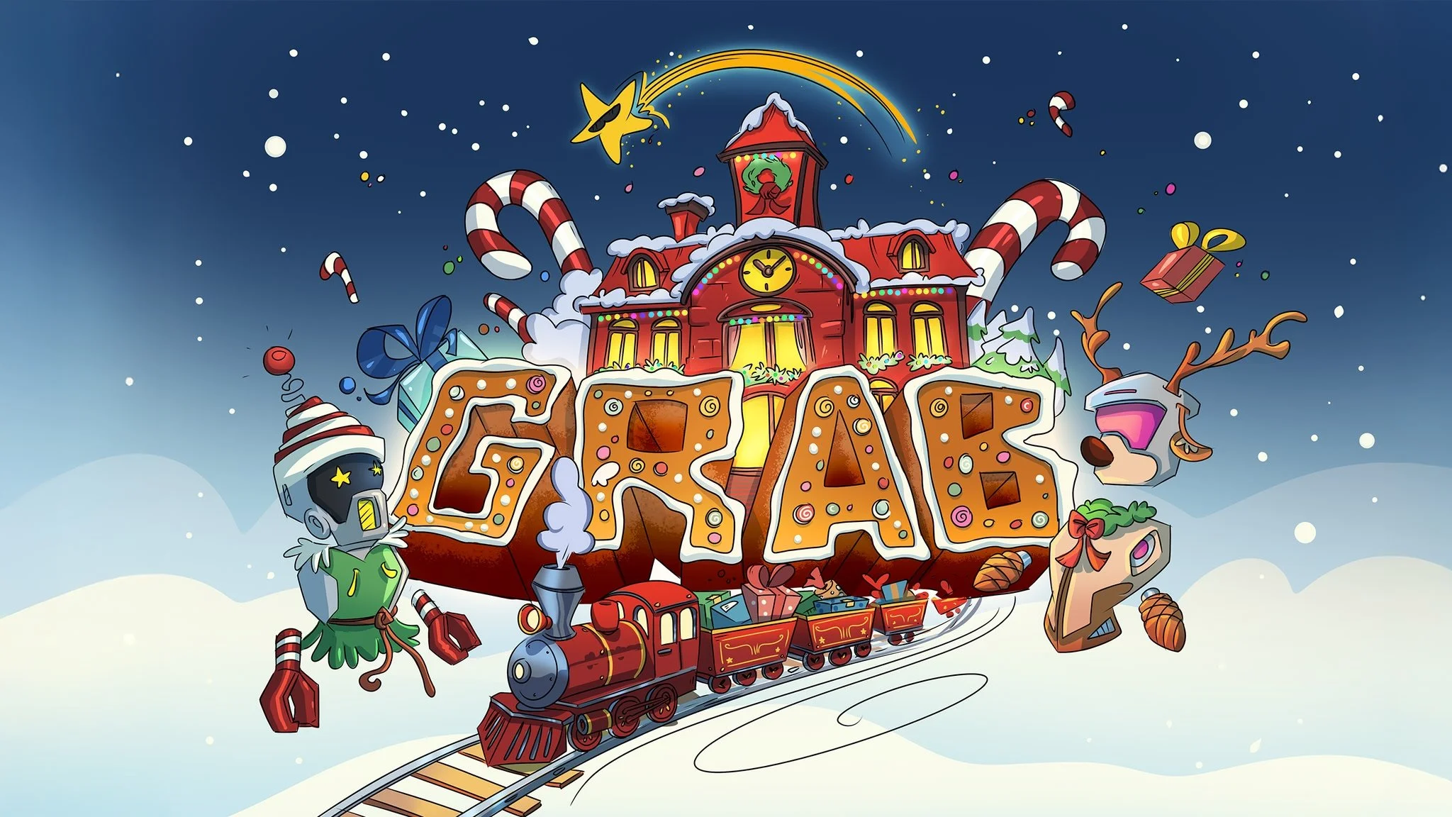 GRAB VR parkour platformer with coding block update and hand-based movement mechanics