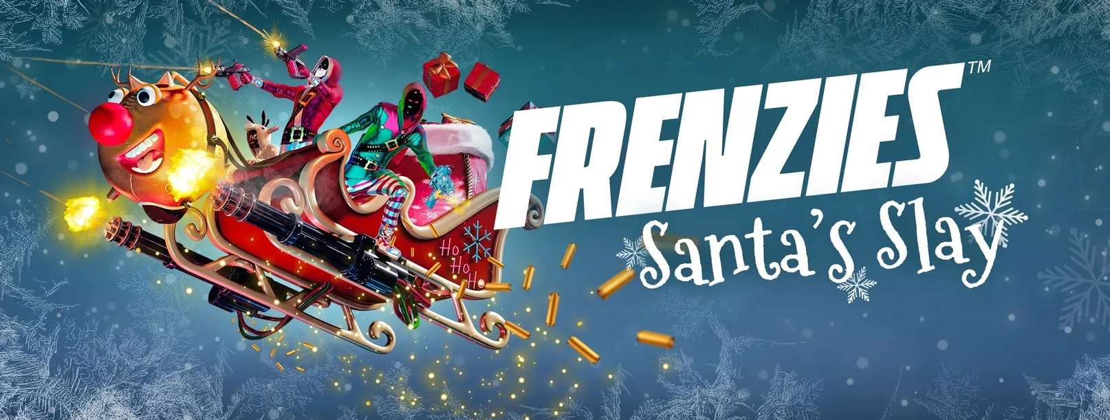 Frenzies VR shooter holiday round types including Stack Stuffers gift delivery mode