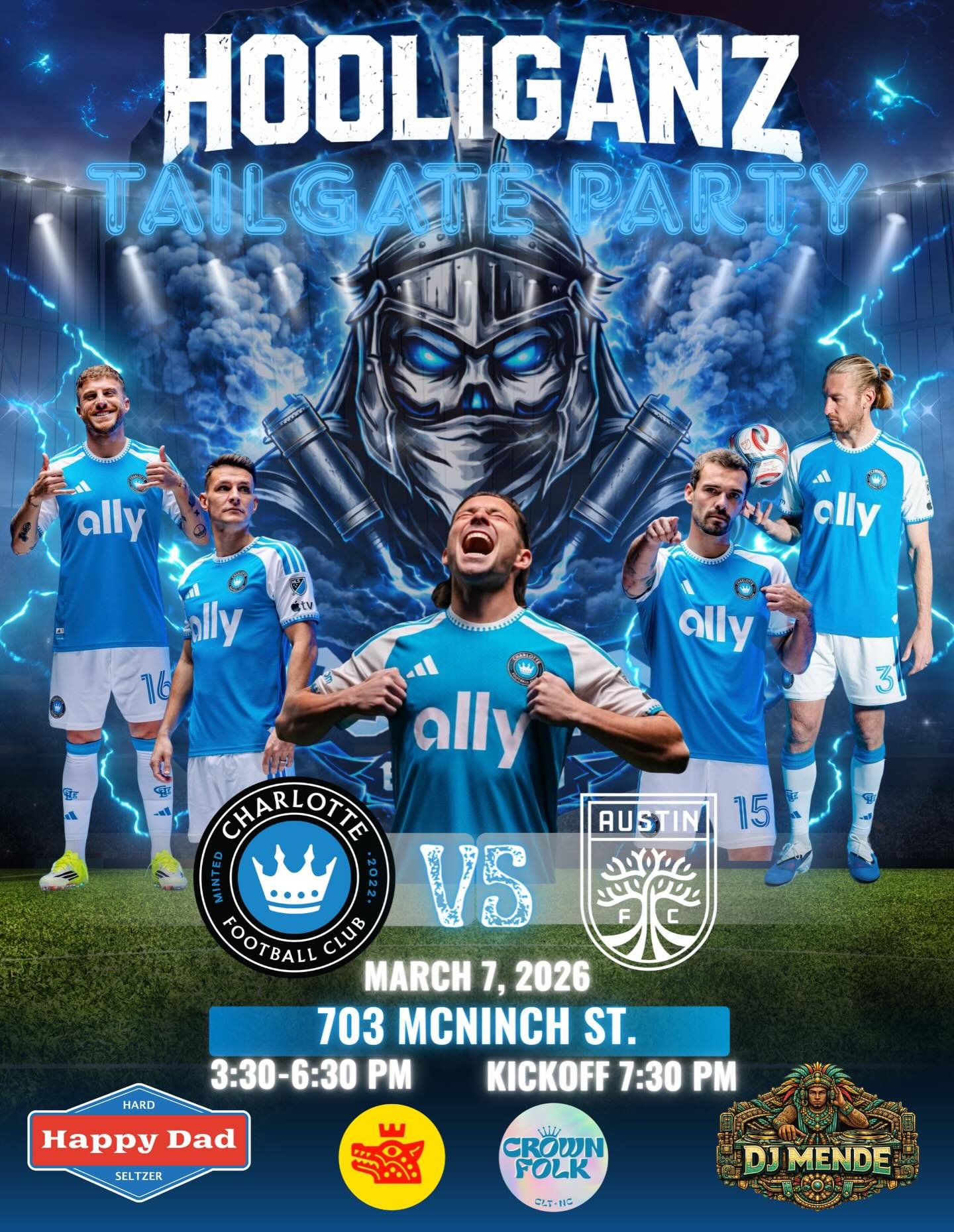WE&rsquo;RE SO BACK ⚽️🔥

HOME OPENERS AT THE FORTRESS JUST HIT DIFFERENTLY 🎉

OUR BOYS HAVE BEEN ON THE ROAD &amp; ARE NOW COMING BACK HOME TO THE FIRST HOME GAME OF THE SEASON AND WE&rsquo;RE STARTING THE PARTY EARLY.
PULL UP TO OUR TAILGATE FOR T