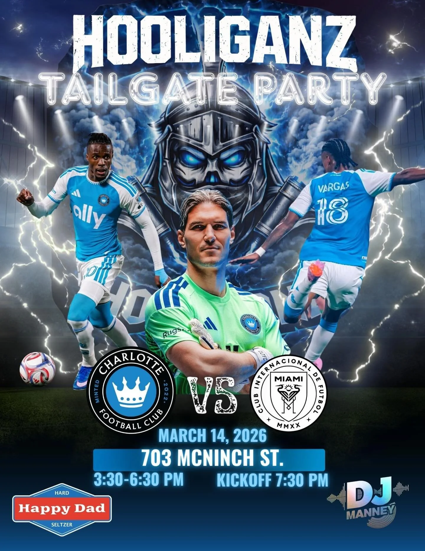 They bring the plastic, we bring the noise 🗣️

We run it back at home on Saturday when our boys take on the pink shirts. 
Same time, same vibes, same outcome ⚽️
Come out to the supporters lot to get the vibes going before the game! 

⏰- 3:30-6:30 PM