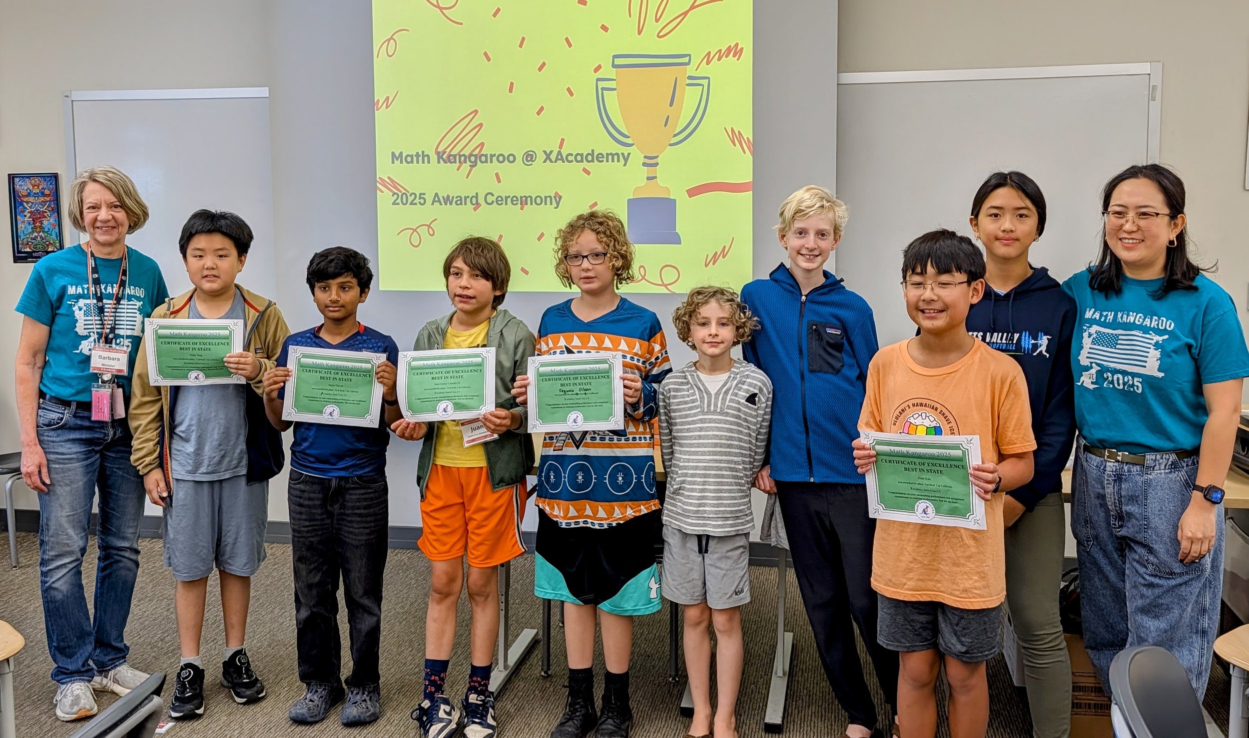 X Academy Students Ranked Top 20 in Math Kangaroo International Competition!