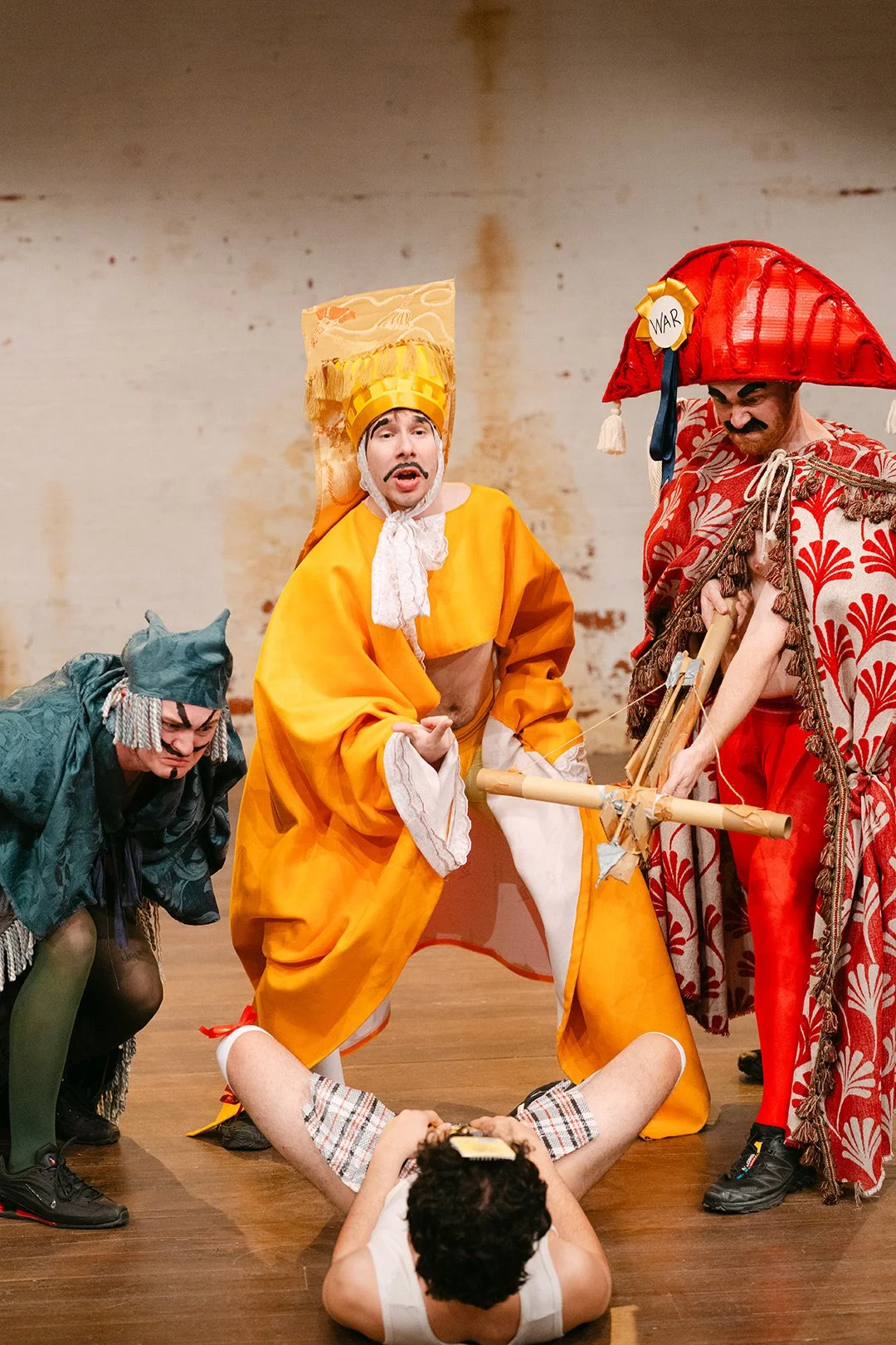 Cooper Donald McDonald, Ludomyr Kemp-Mykyta, Harry McGee and Karl Richmond
(Photo by Georgia Wiggs/T&T photo agency)