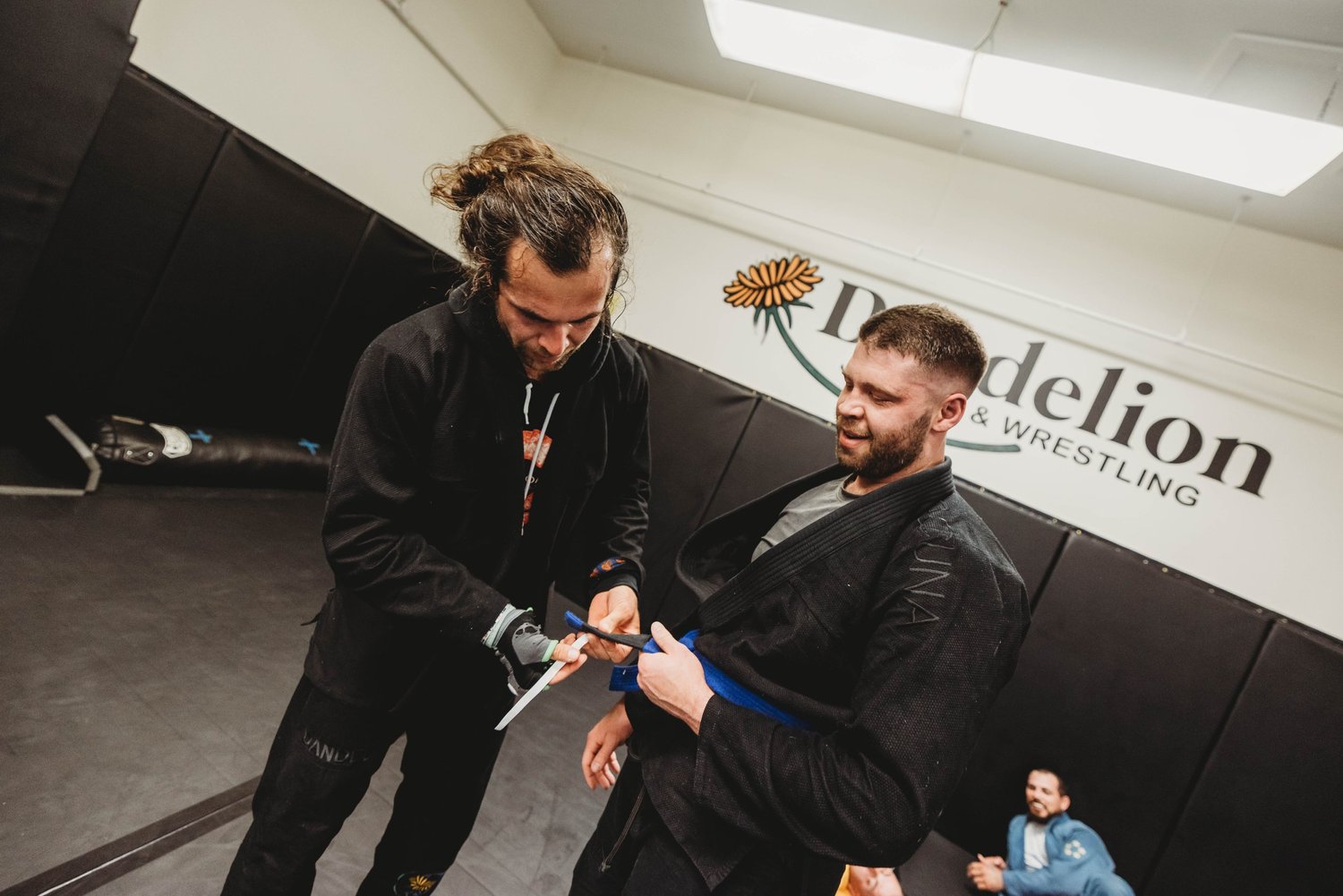 Adult Brazilian Jiu Jitsu technique session in West Haven, CT