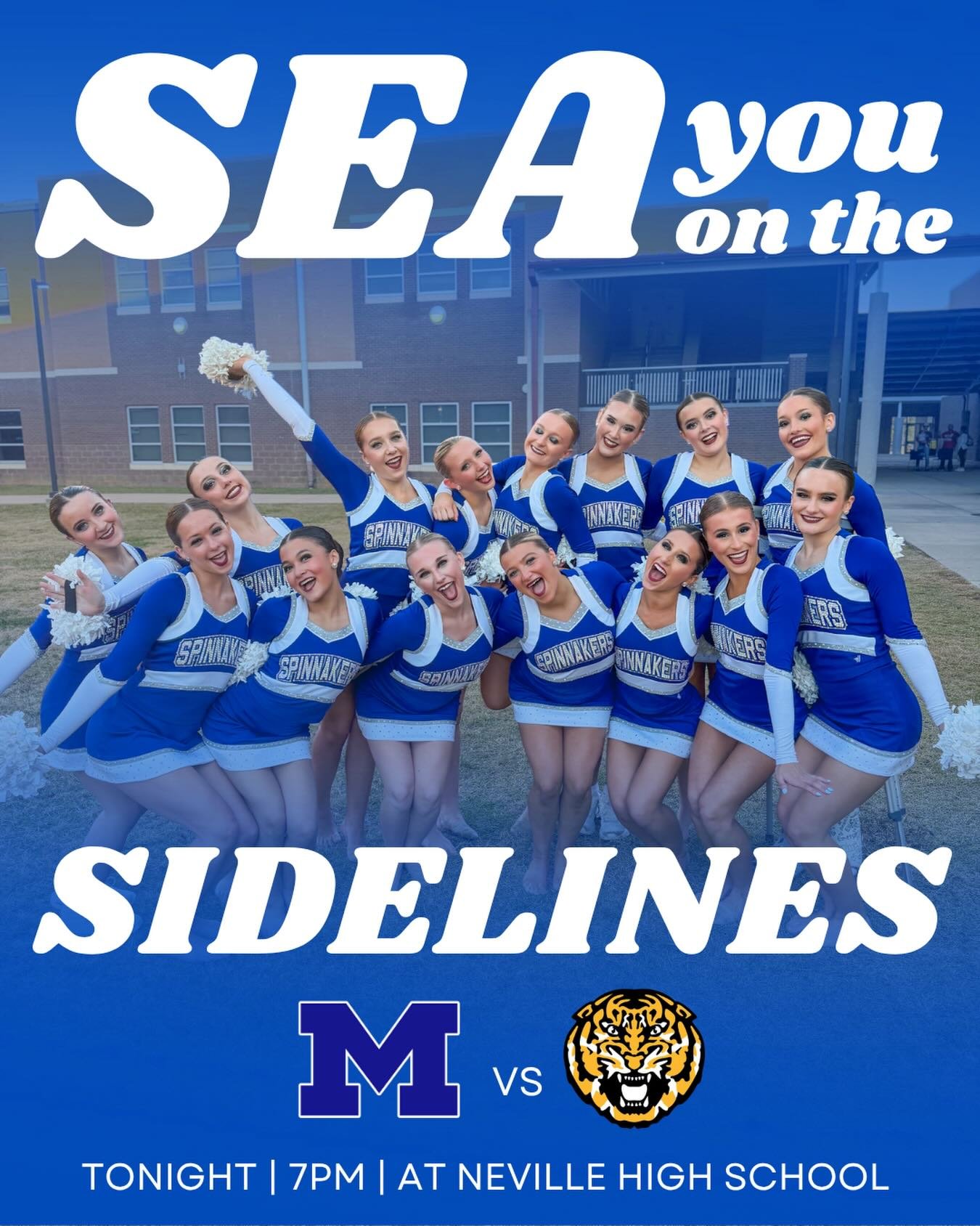 It&rsquo;s game day, Skippers! 💙🤍⚓️✨ 

TONIGHT | 7PM | AT NEVILLE

#seastheday #gotspinnakers #tcd