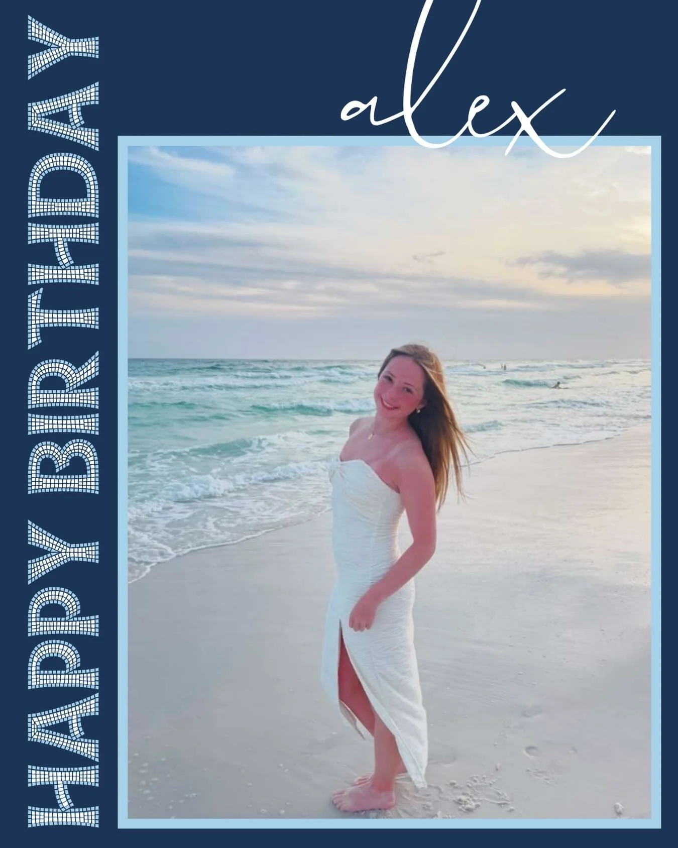 Happiest of birthdays to sophomore, @a.lexwilliams1 ✨ We love you and hope you have a fantastic day!! 💙🤍⚓️ #seastheday #gotspinnakers #tcd