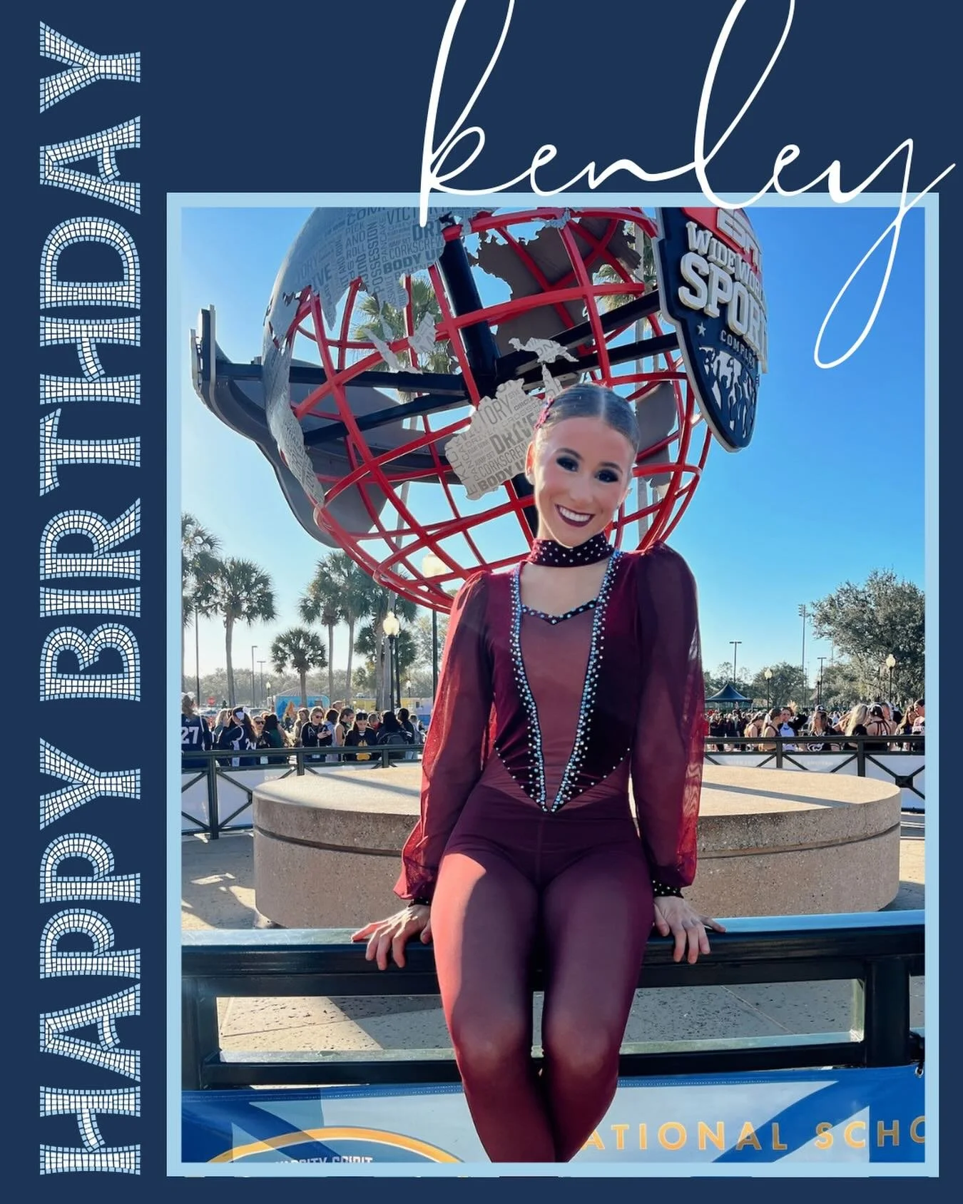 Happiest of birthdays to co-captain and junior, @kenley.cortes ✨ We love you and hope you have a fantastic day!! 💙🤍⚓️ #seastheday #gotspinnakers #tcd