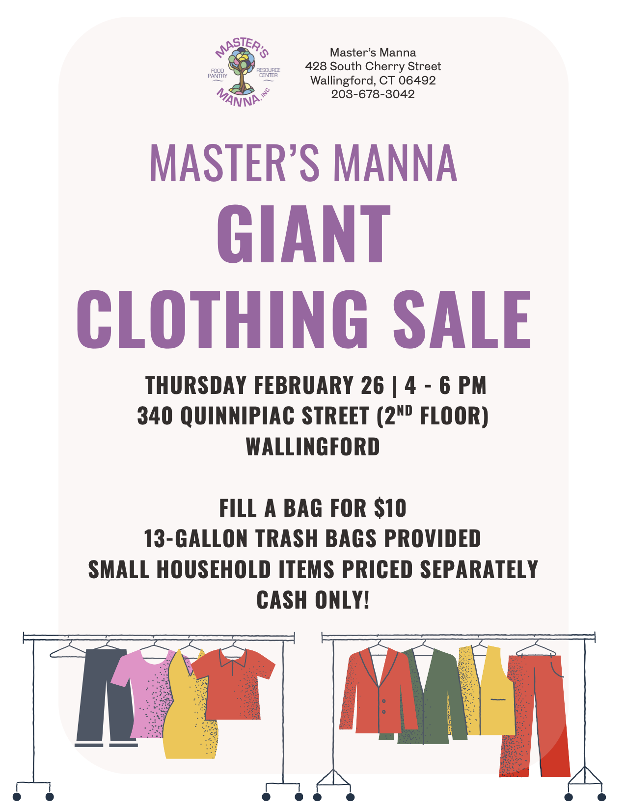 2/26 Giant Clothing Sale