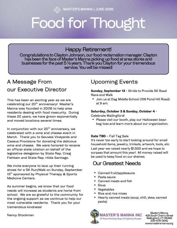 An Update from our Executive Director