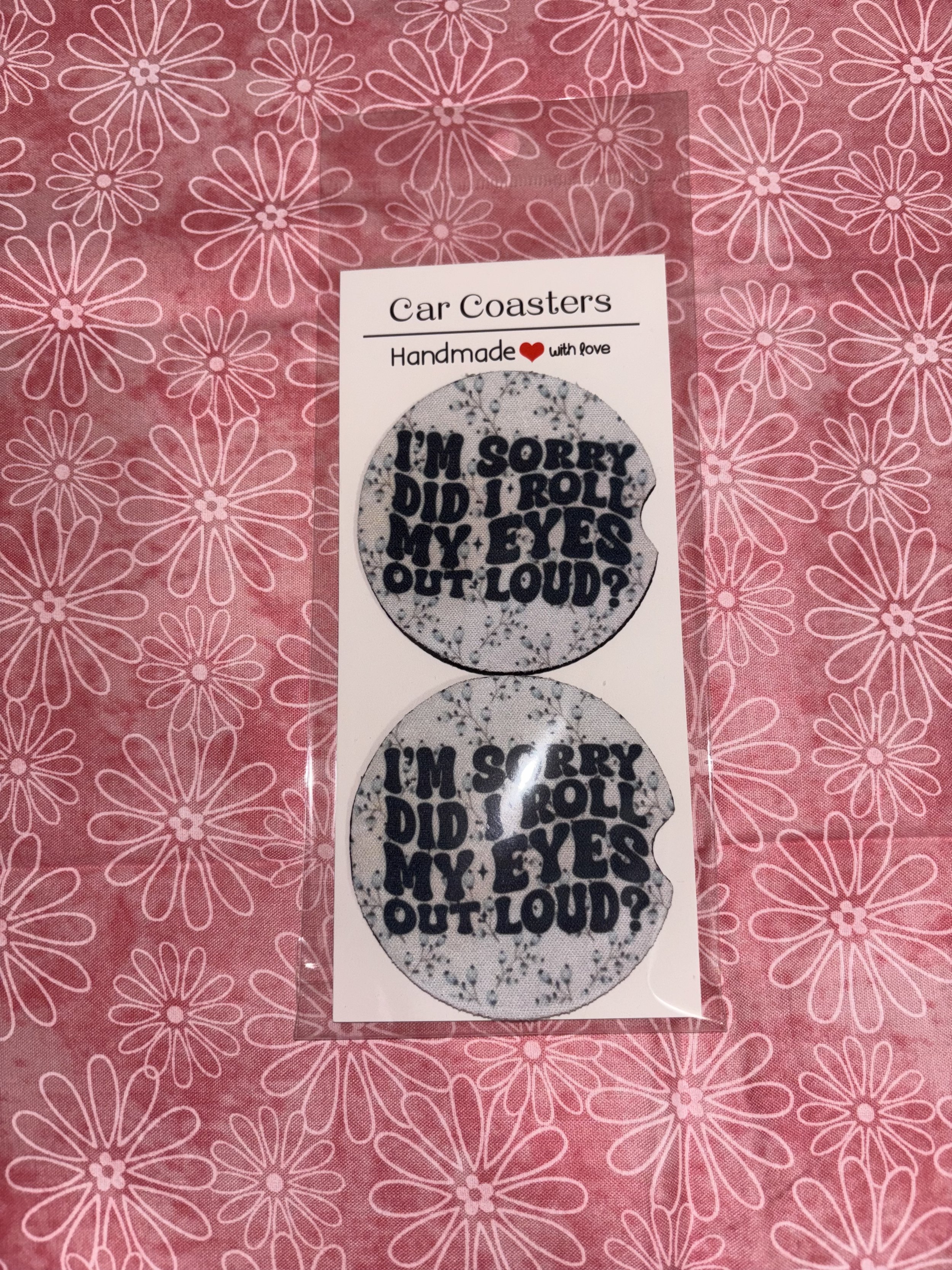 I'm Sorry Car Coasters