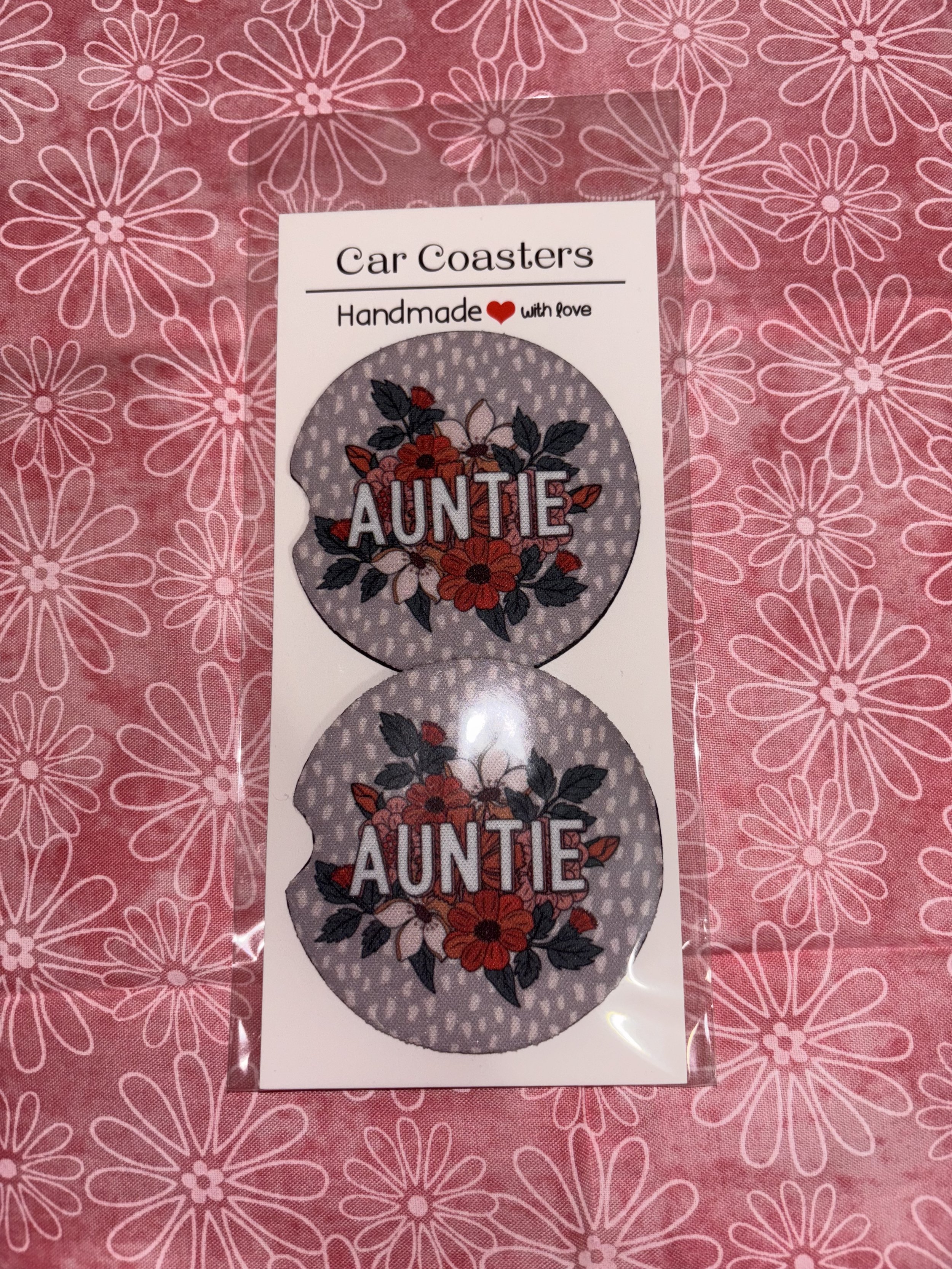 Auntie Car Coasters