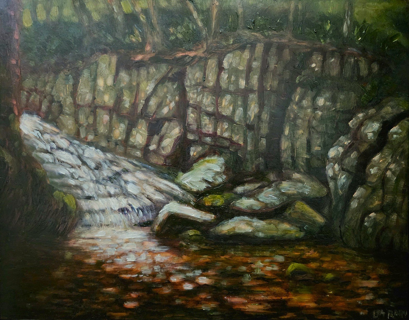 "ROCKY RUN" //  AVAILABLE //  11x14 Oil on Gessoboard // Susquehanna State Park, Havre de Grace, MD