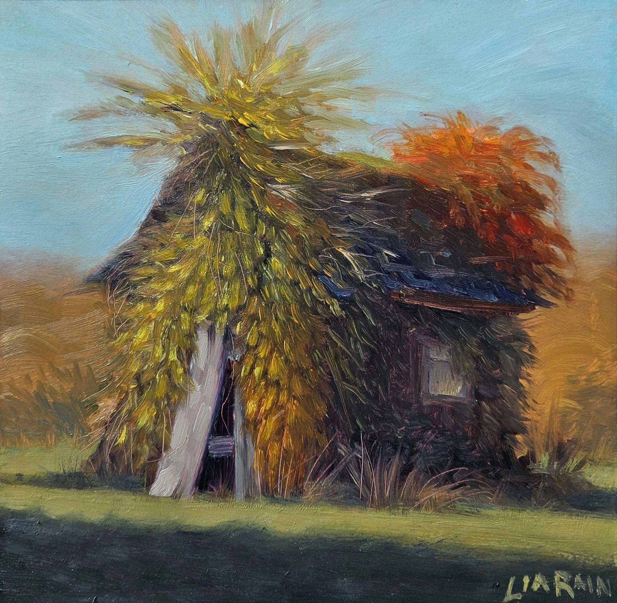 "IT'S ALIVE!" //  AVAILABLE //  8x8 Oil on Gessoboard // Darlington, MD