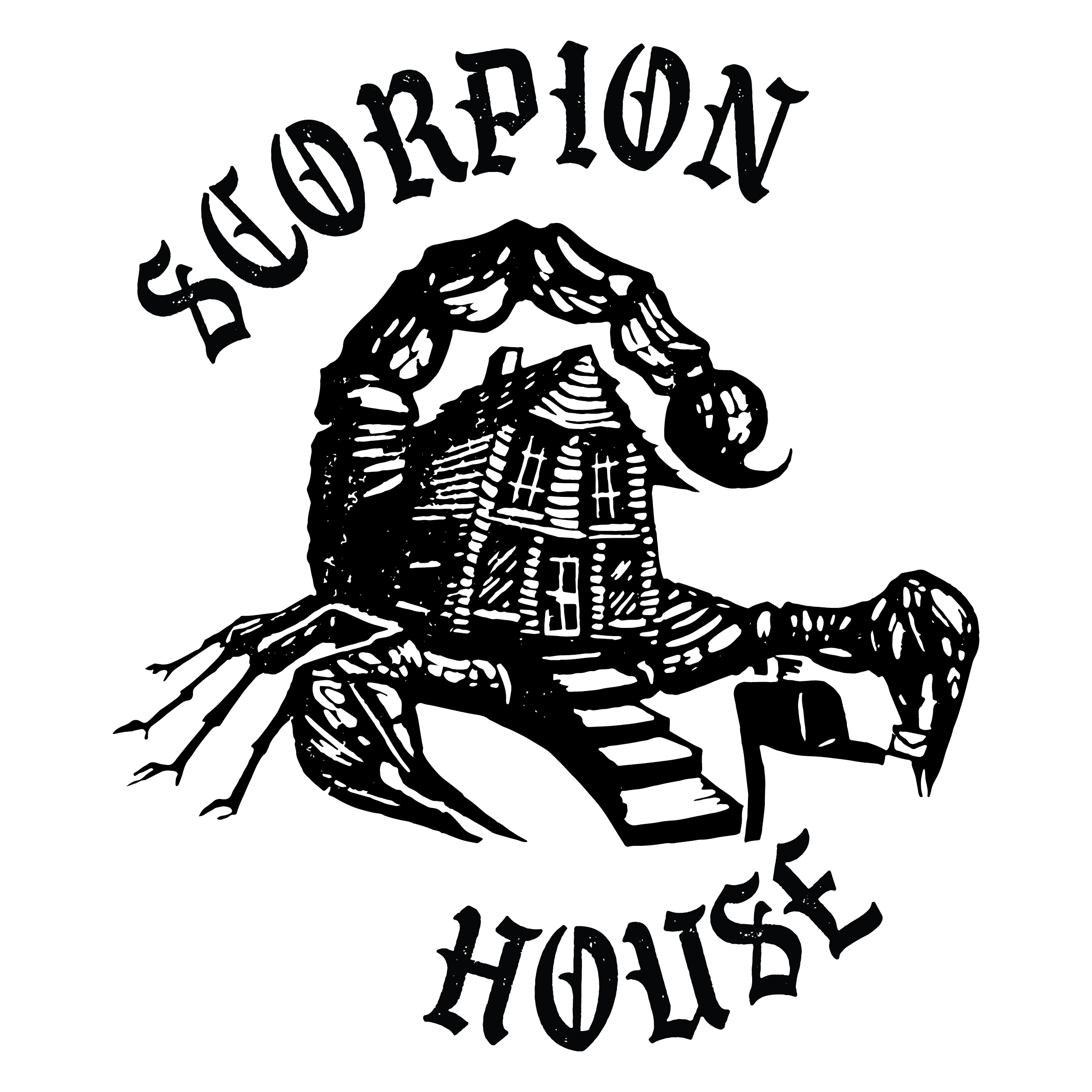 Scorpion House Sticker
