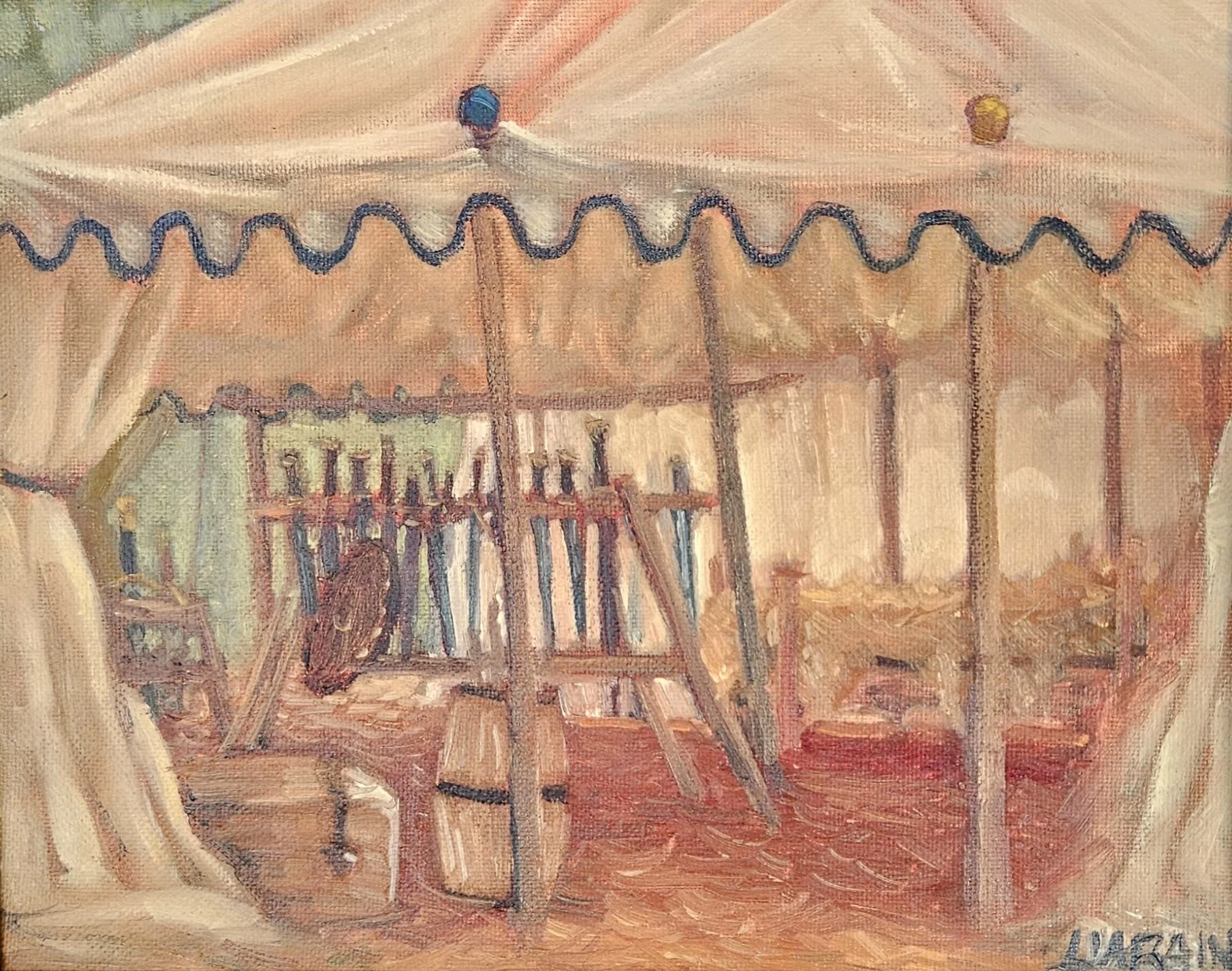"SWORDS OF CHIVALRY" // SOLD // 8x10 on linen panel // Snow Hill, Maryland