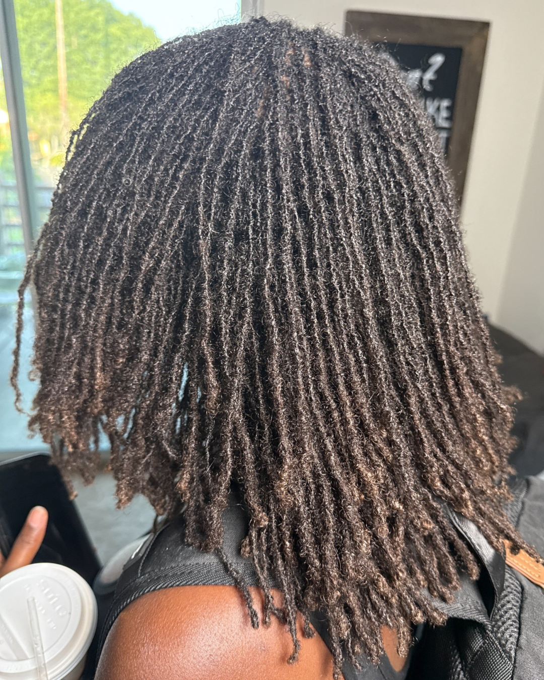 mature microlocs or Sisterlocks maintained by Stephanie Benjamin in Silver Spring, Maryland