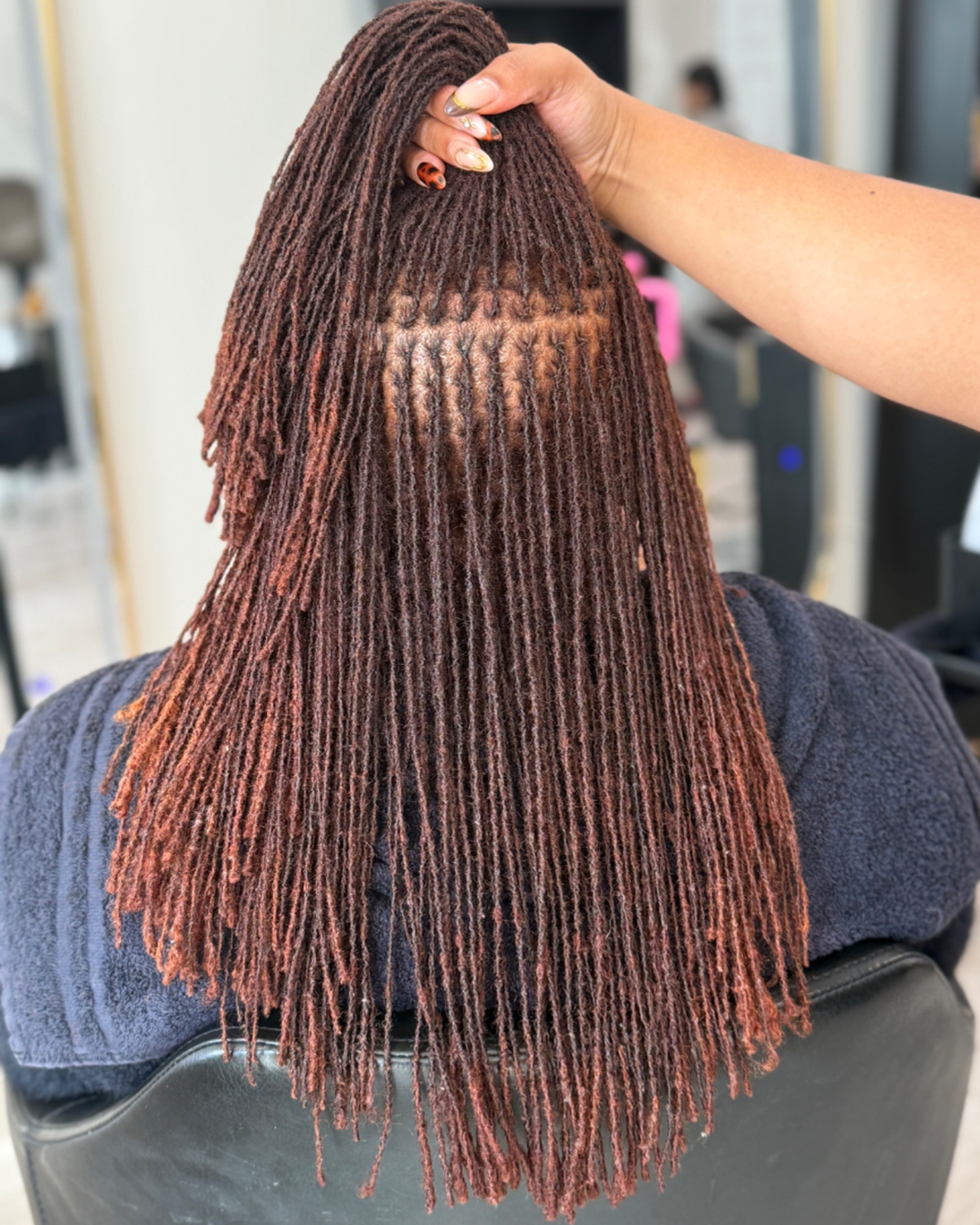 Professionally maintained microlocs by Myssberri's Salon serving Brooklyn, New York