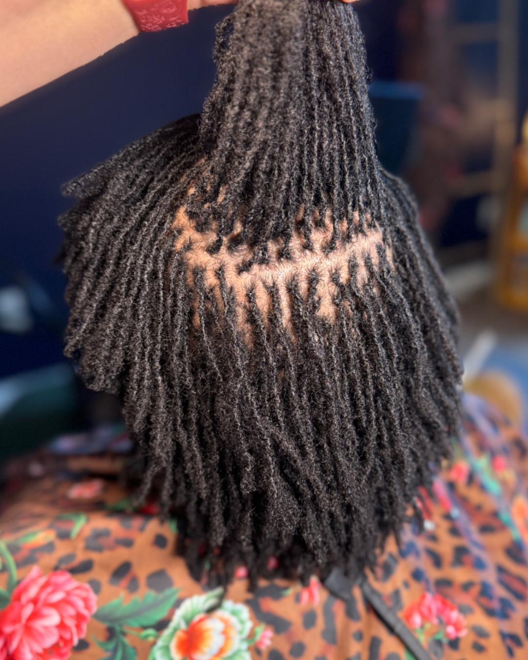 microlocs retightening results with neat roots and defined parts los angeles, ca