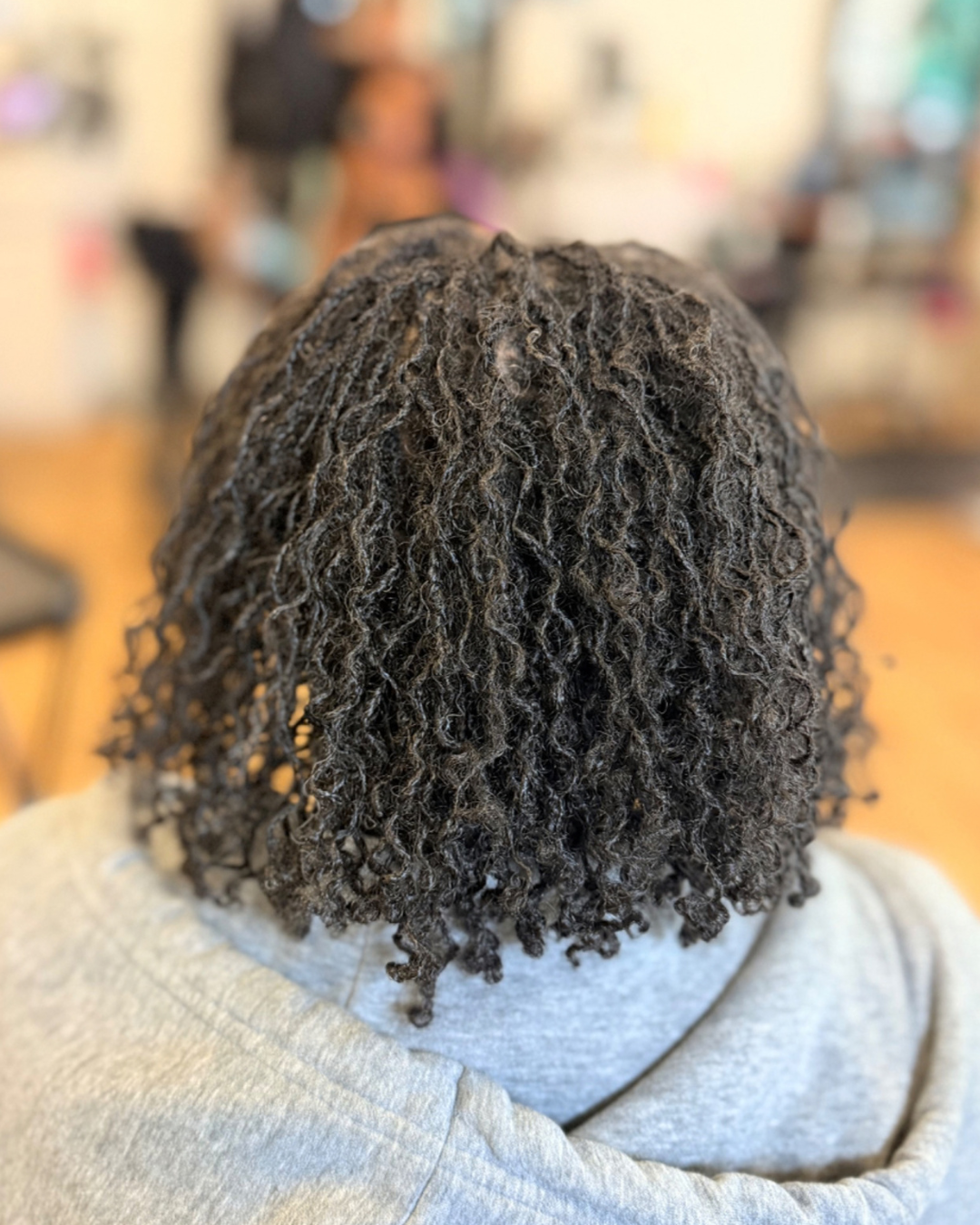 Microlocs retightening and maintenance by Audelà Beauty in Stafford, VA