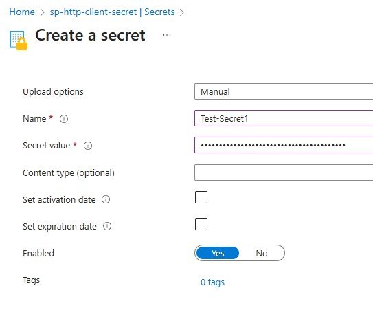 Create Secret