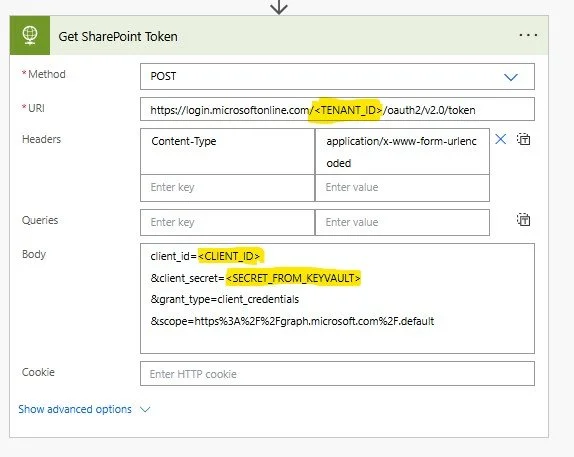 Get SharePoint Token