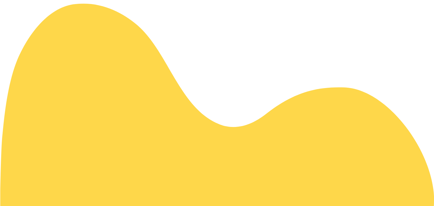 Abstract graphic with a yellow wave shape against a black background.
