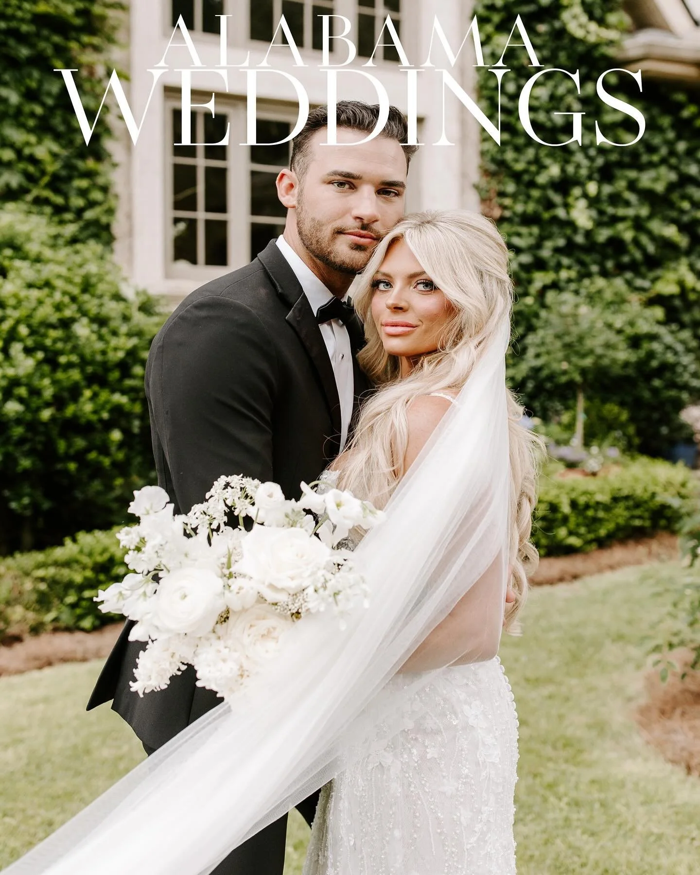 What an honor it is to be featured in @alabamaweddings ! It was such a joy working with Kindred Weddings to design Kallie&rsquo;s vision from Save the Dates to wedding suite 

The Creatives⁠
Bridal Gown: Ivory &amp; White Bridal Boutique @ivoryandwhi