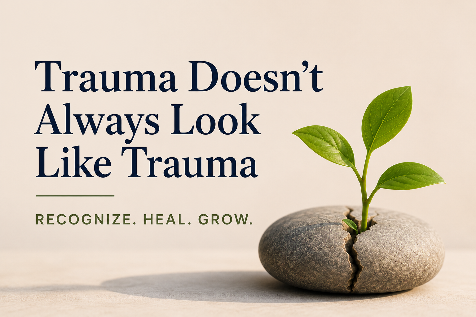 The Trauma We Don't Talk About: Why Pushing Through Isn't Healing