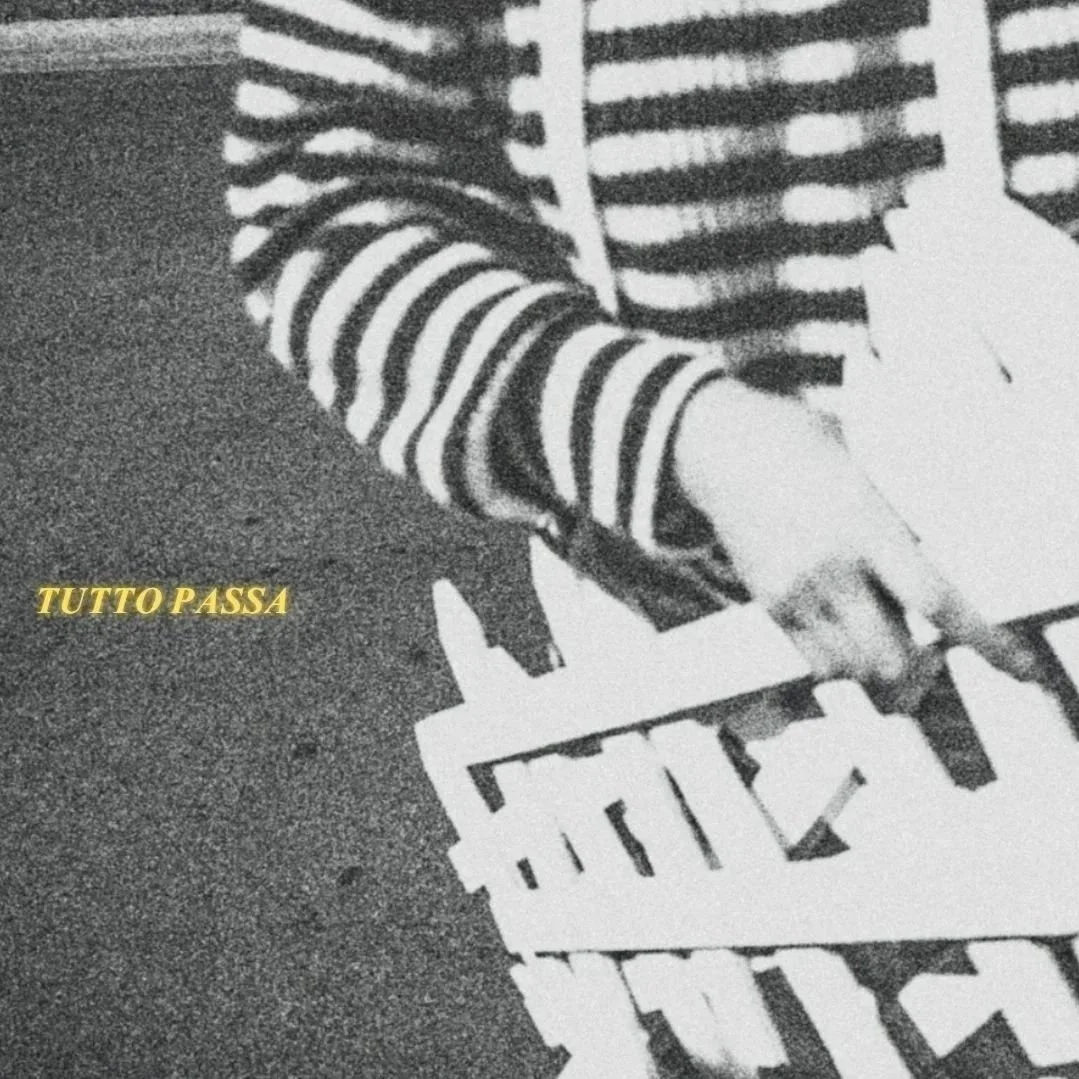 The Girl In Stripes At Night