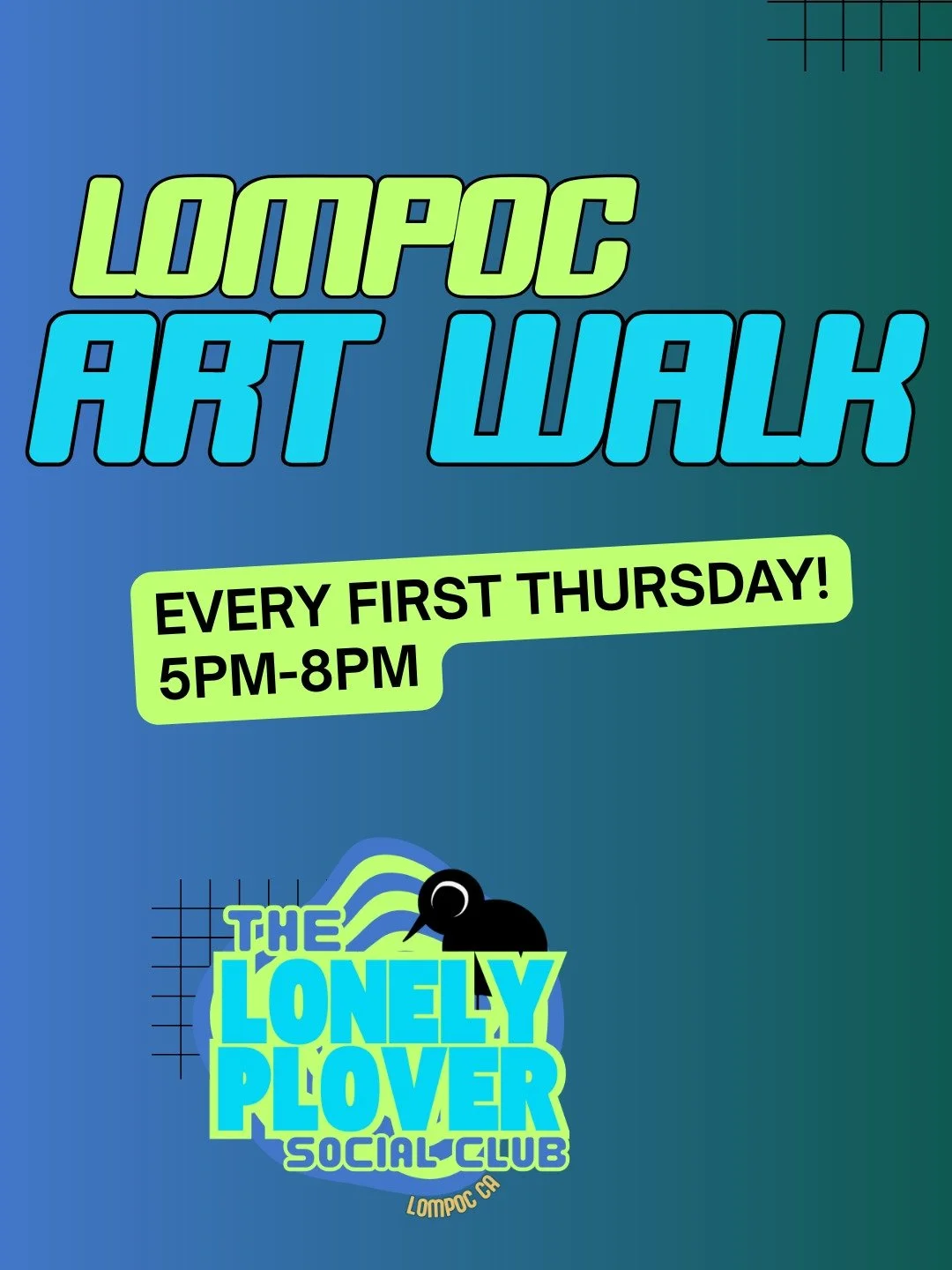 December Art Walk is around the corner, and the lineup is already exciting! Support your local community and come check out the amazing things the downtown businesses and artists have created!

Every First Thursday 
5pm-8pm

Are you a downtown busine