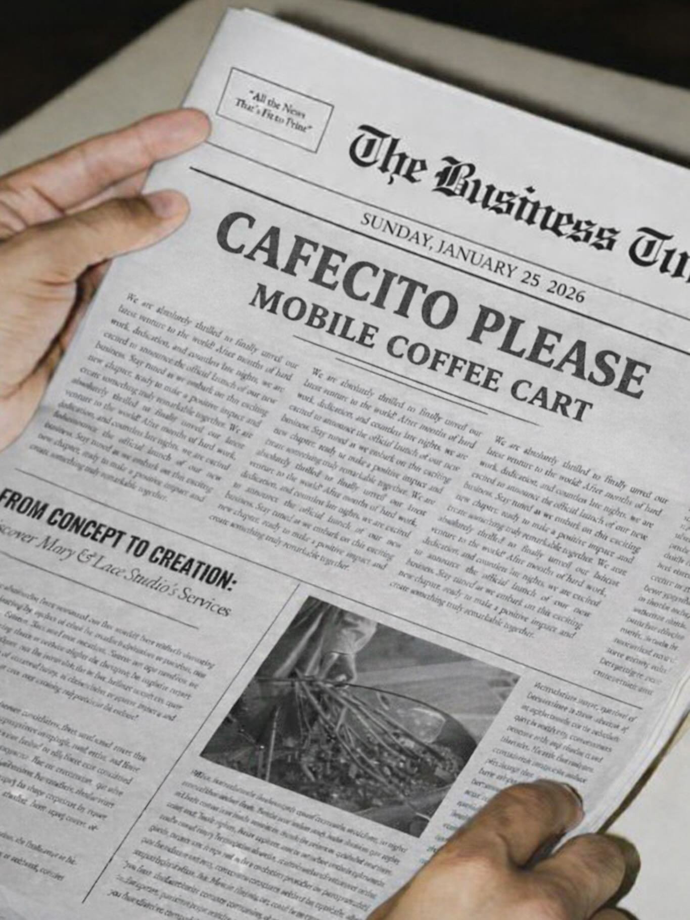 Sunday headlines: Cafecito Please is now booking for Spring &amp; Summer events ☕️ 📰✨
Book today: https://www.cafecitoplease.co/contact-or-book-us-1 🫶🏻