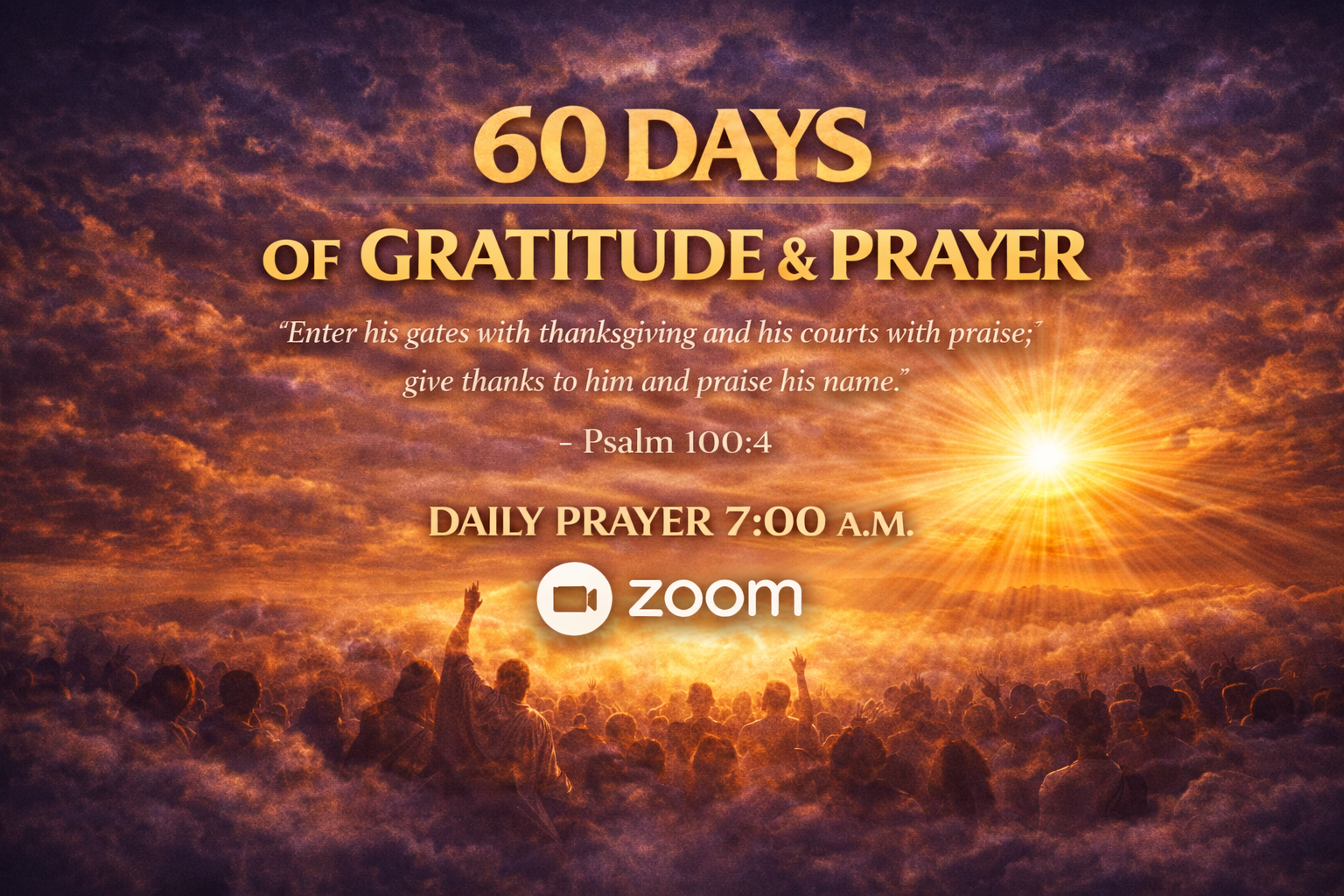 Prayer Call 60 Days of Gratitude and Prayer