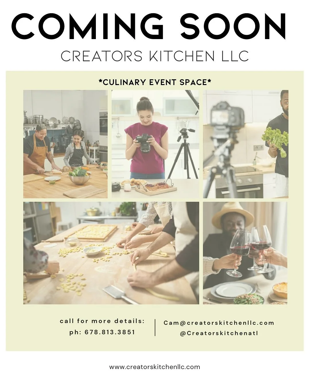 I'm incredibly excited to introduce our innovative culinary event space in Atlanta. Invites will be going out soon for our launch celebration in August. If you haven&rsquo;t already signed up DM your email address for exclusive invite information. Ar