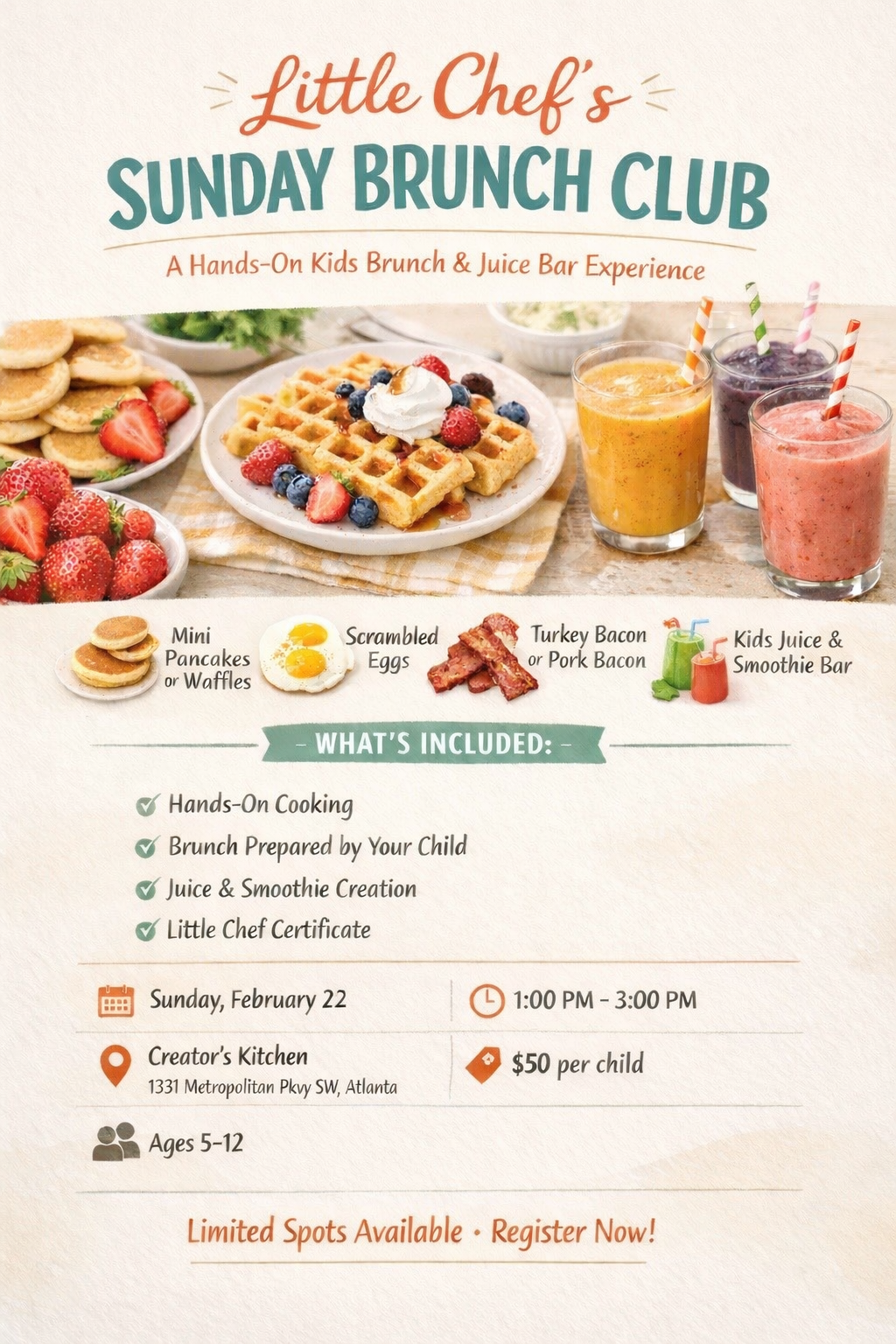 Little Chefs: Sunday Brunch Club