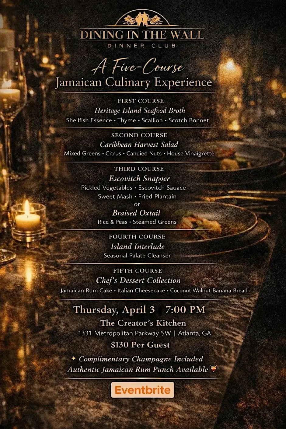 ISLAND ELEGANCE JAMAICAN SUPPER CLUB