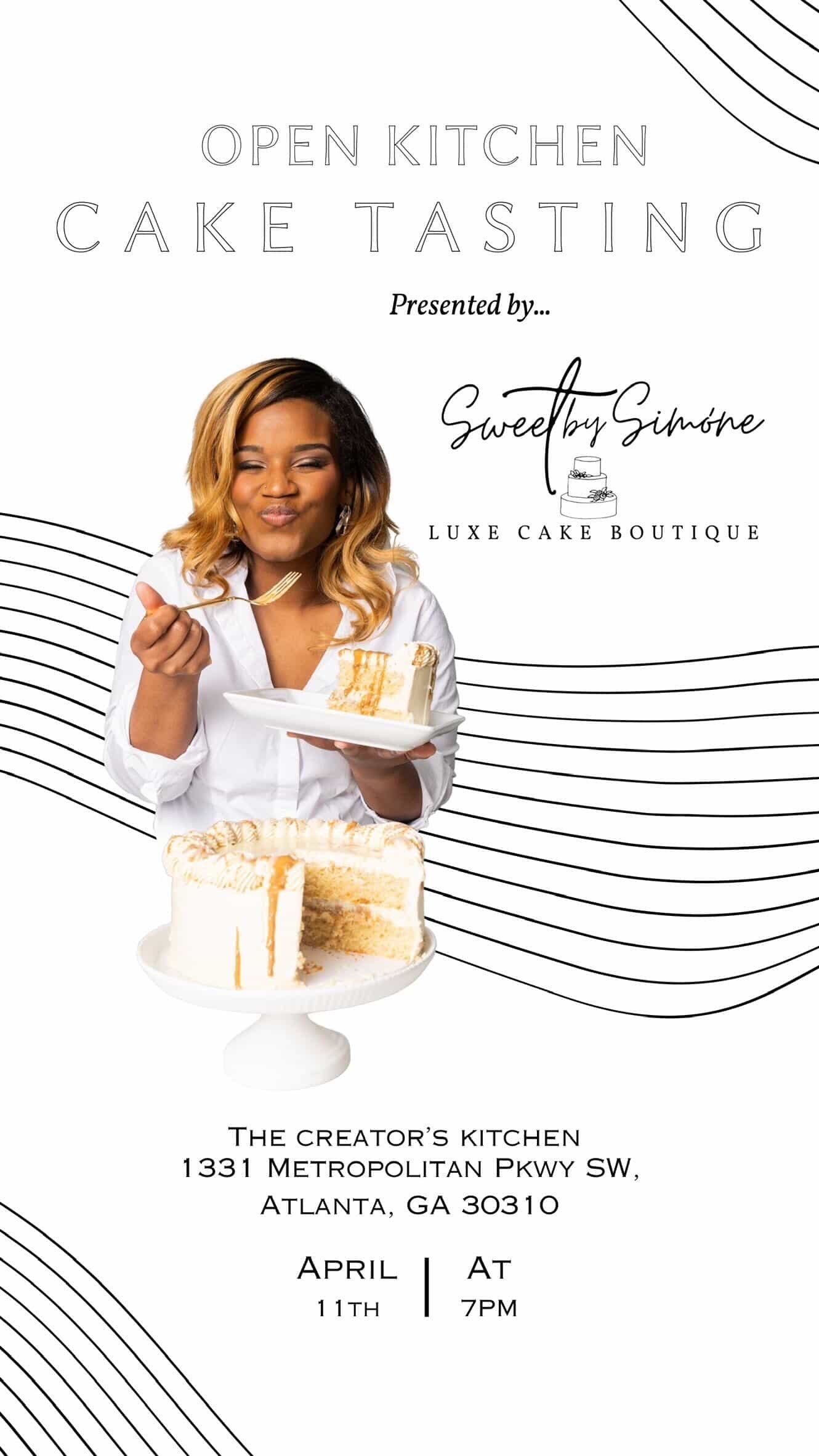 Open Kitchen Cake Tasting