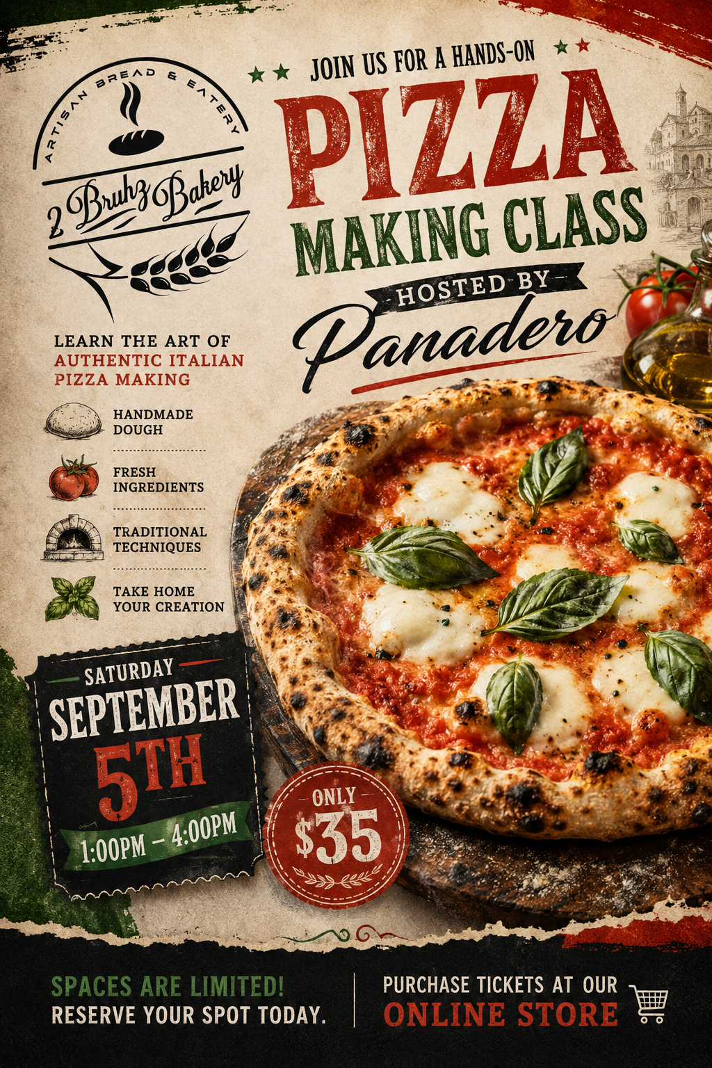 Pizza making class