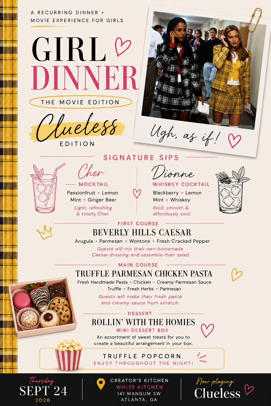 Girl Dinner: The movie edition- Clueless 