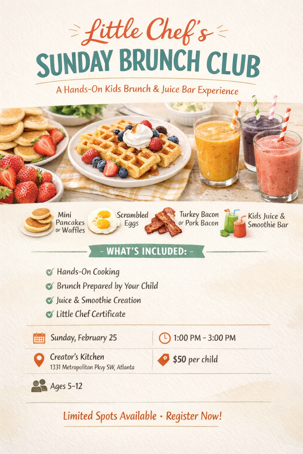 Little Chef’s Sunday Brunch Club