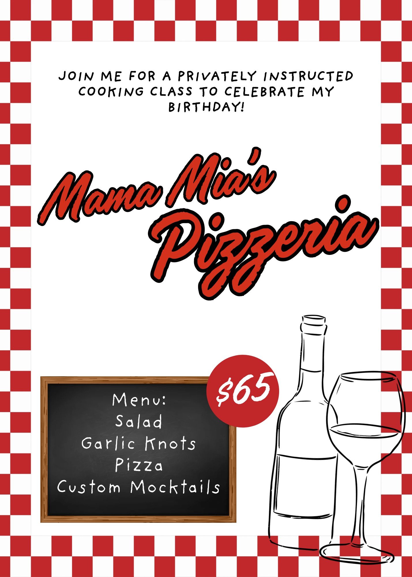 Mama Mia’s Pizzeria ( private event)