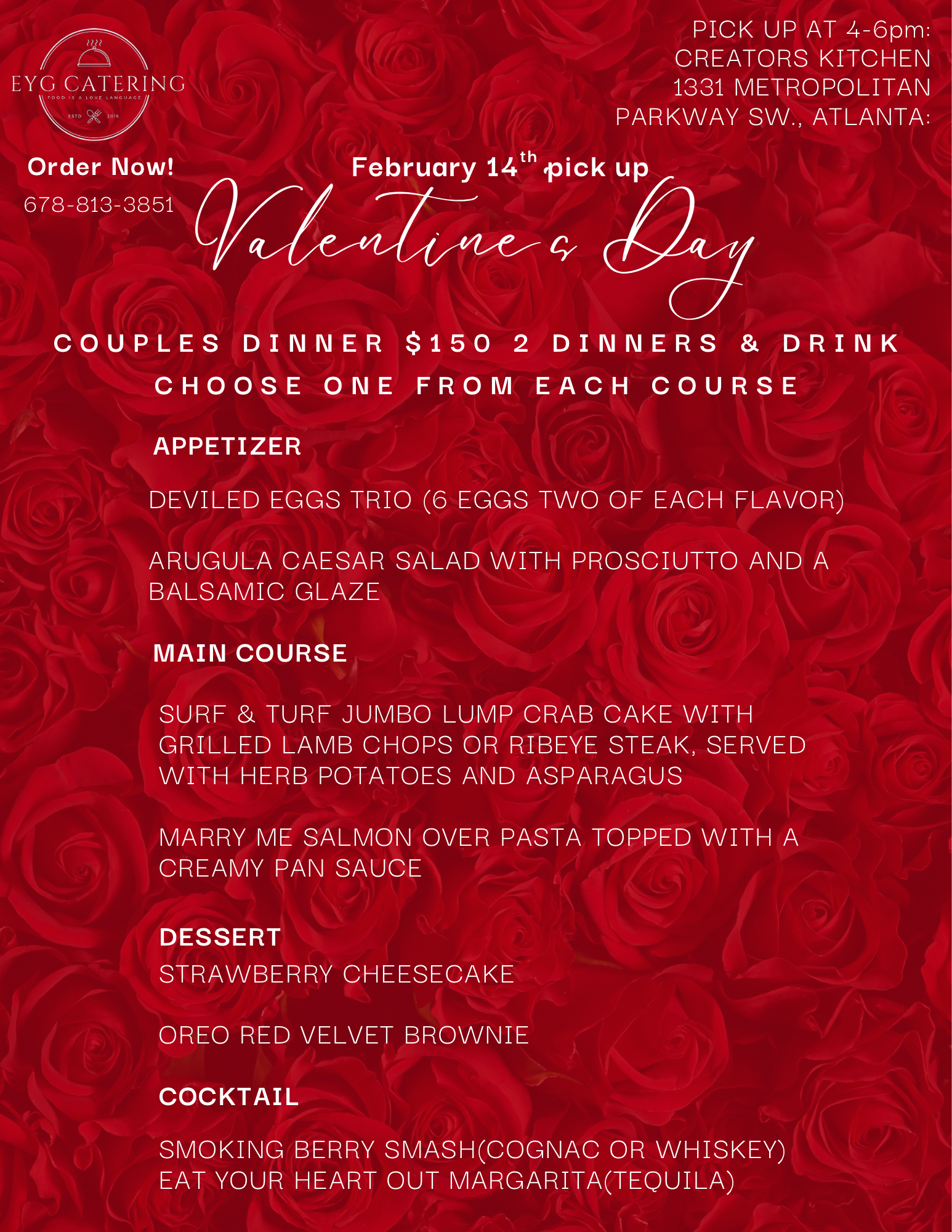 red minimalist Valentine's Day Dinner Menu.png