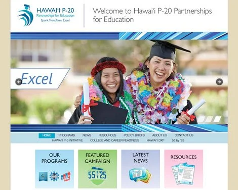 HTML website for an educational organization